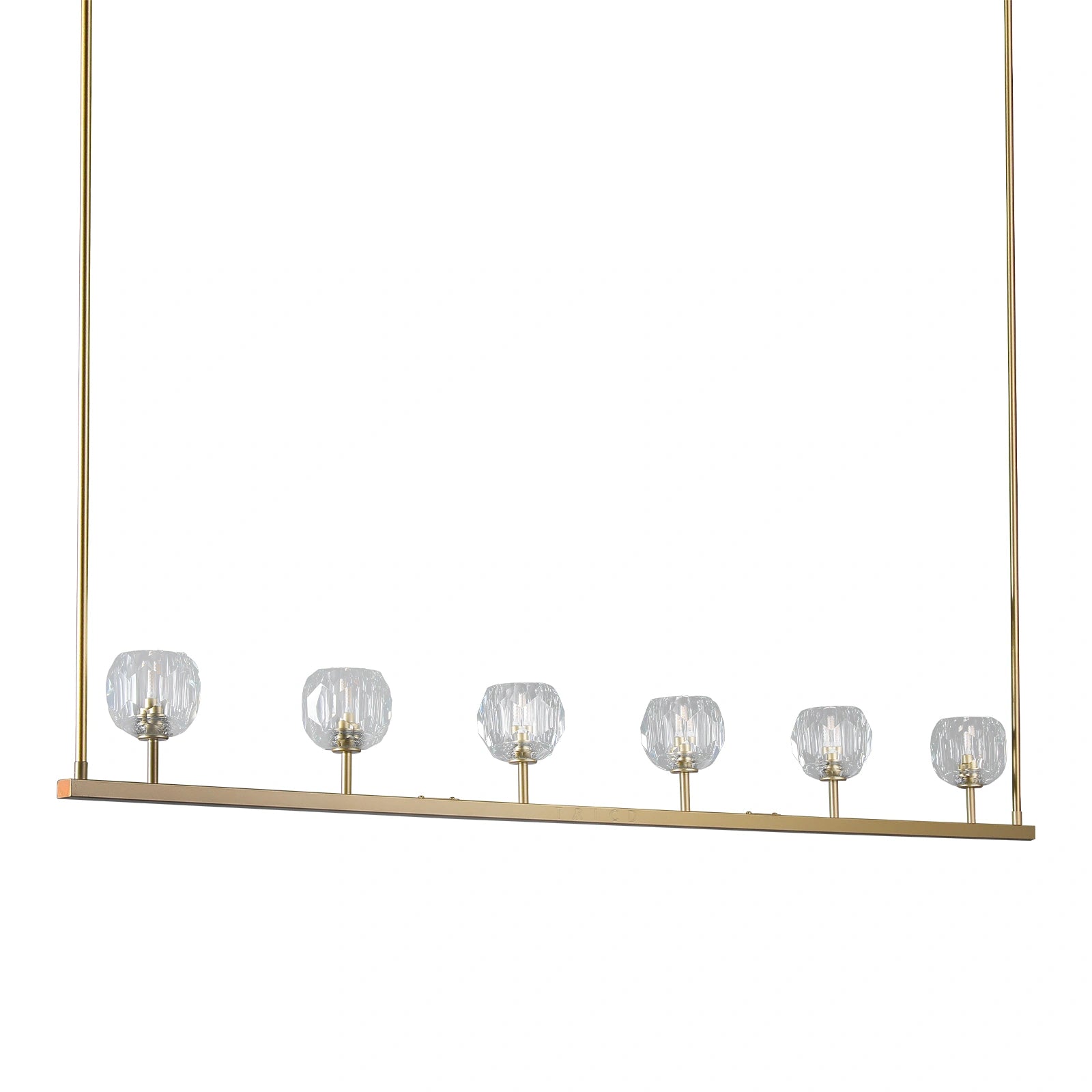 Boule Du Cristal Glass Linear Chandelier