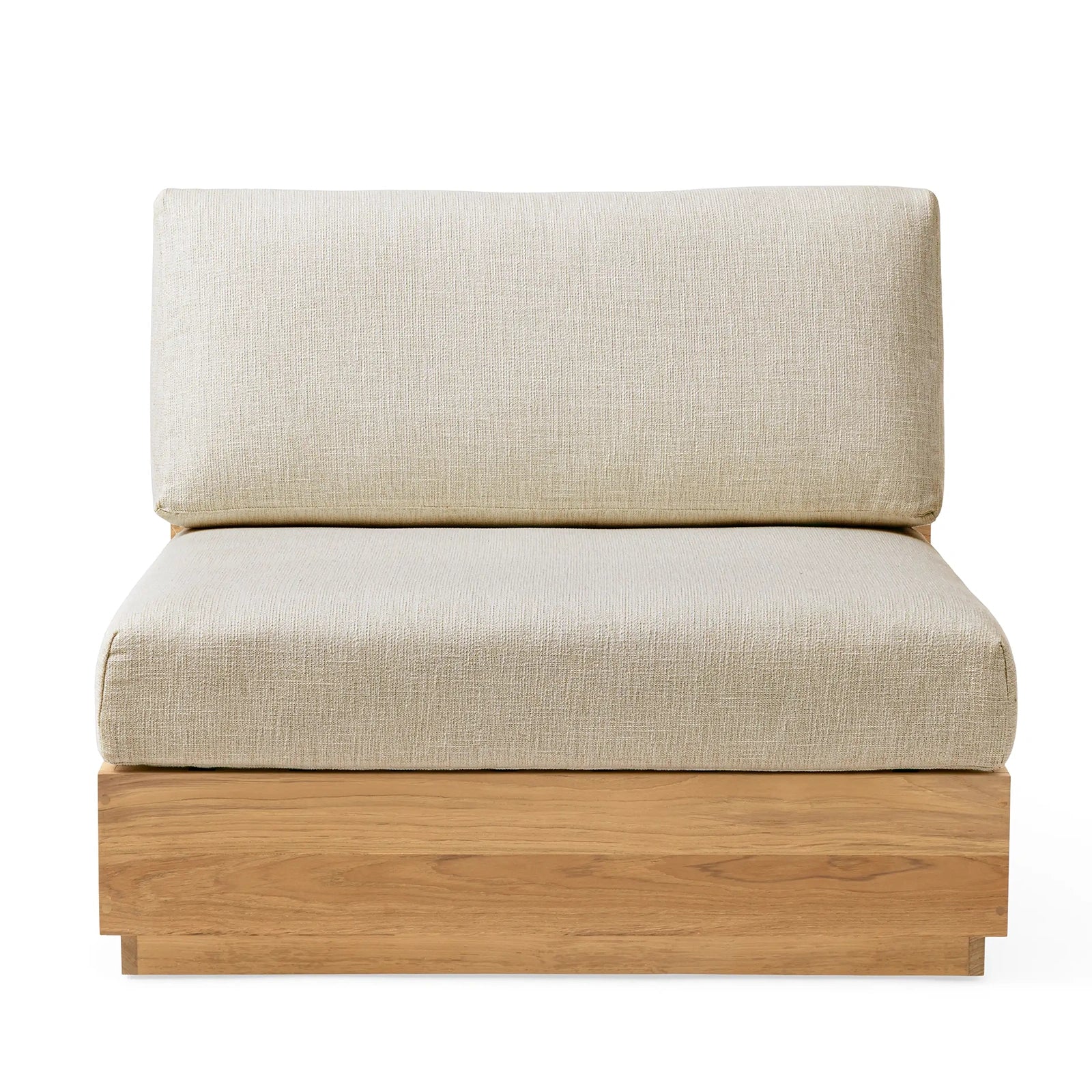 Bay Harbour Outdoor Teak Armless Chair