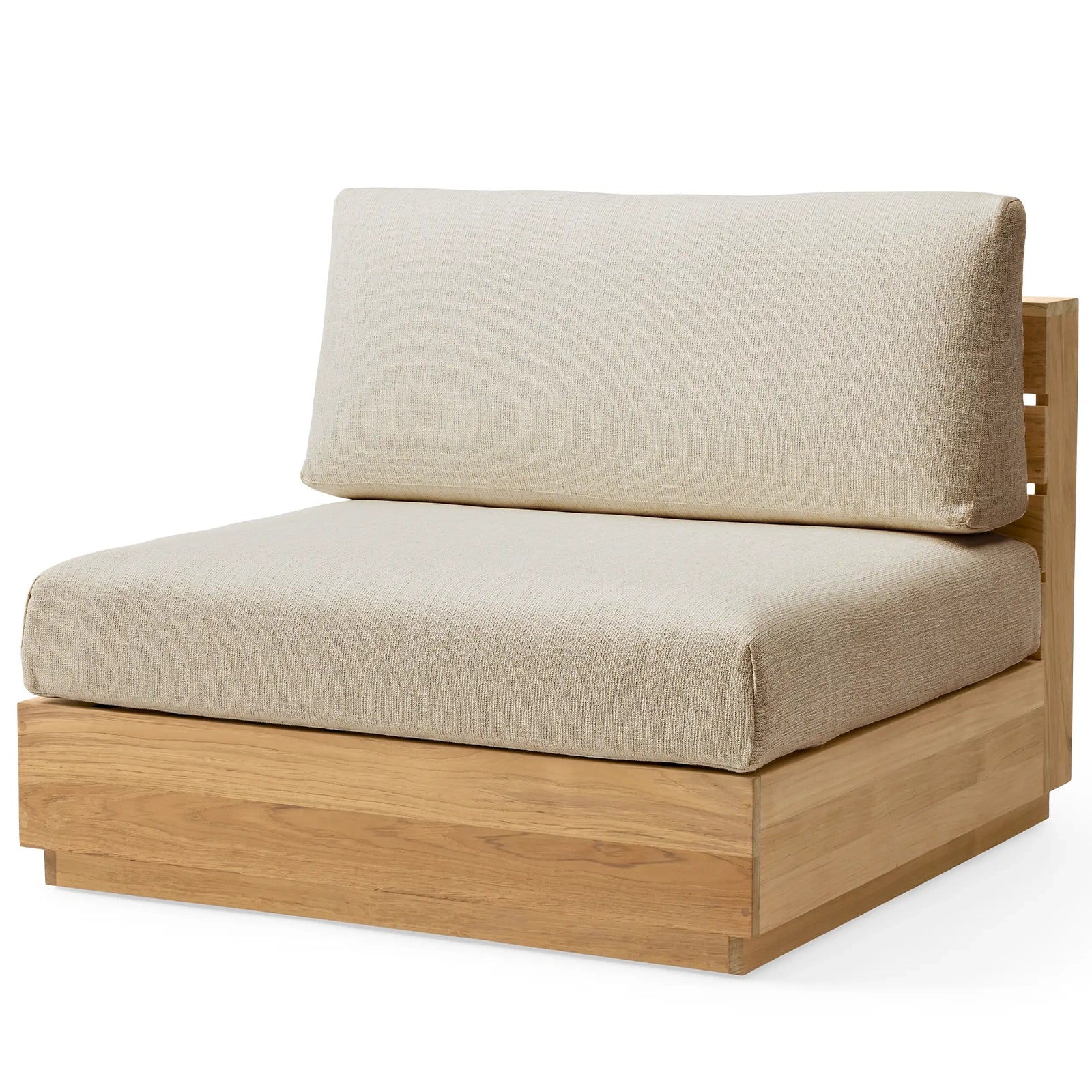 Bay Harbour Outdoor Teak Armless Chair