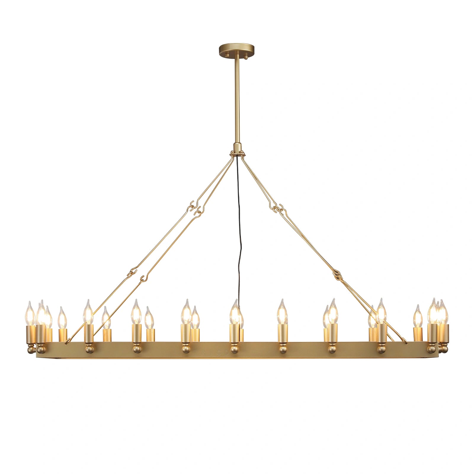 AuraFrame Rectangular Outdoor Chandelier