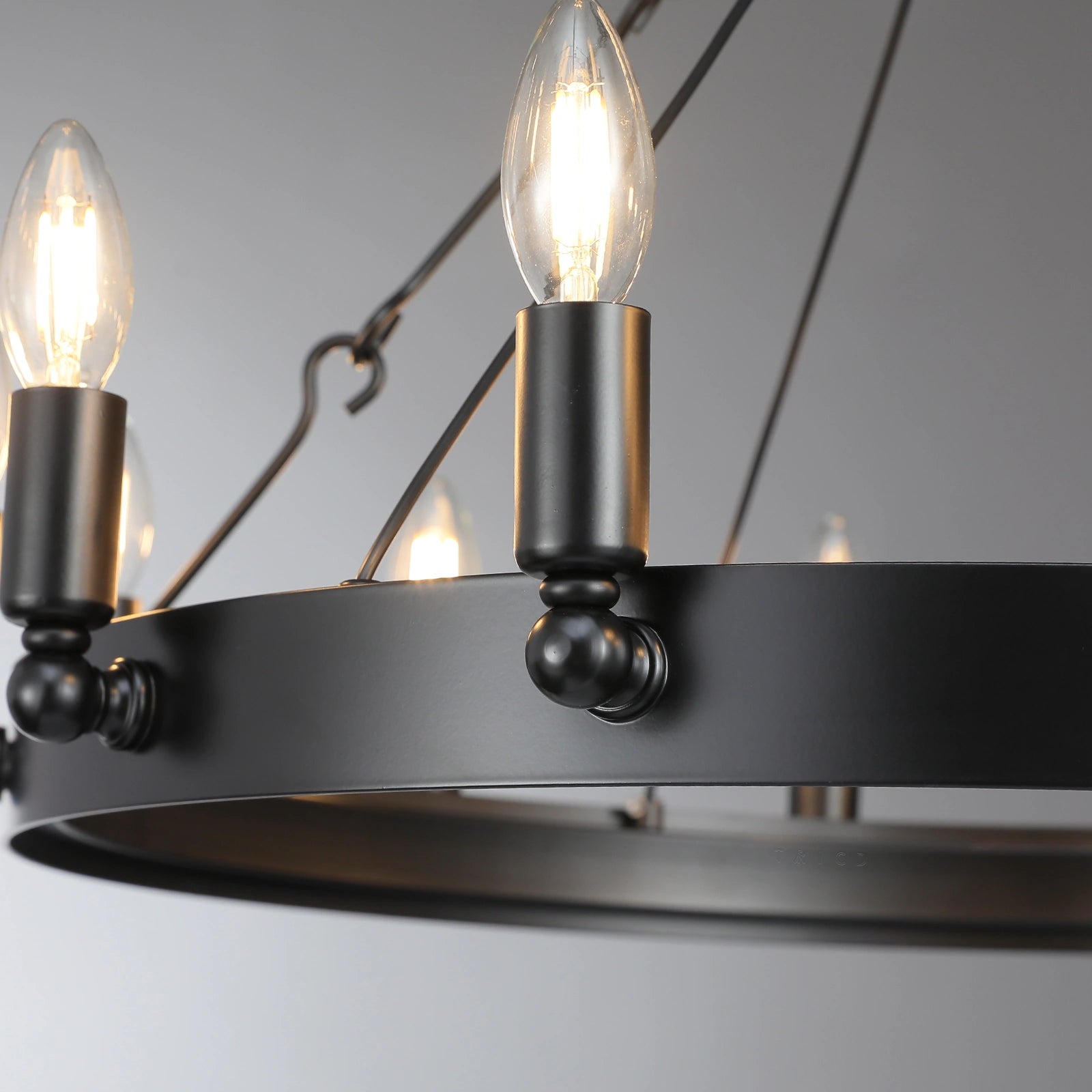 Camilio Vintage Candelabra Round Chandelier
