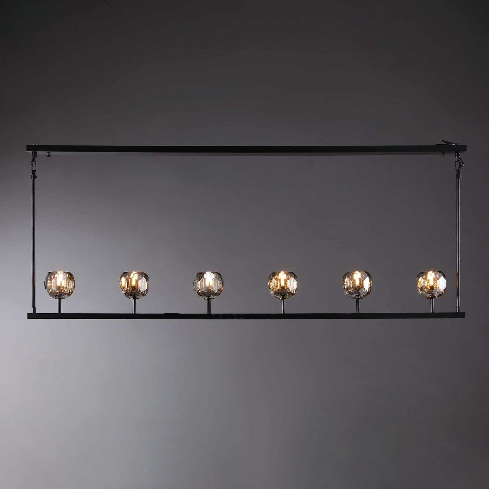 Boule Du Cristal Glass Linear Chandelier