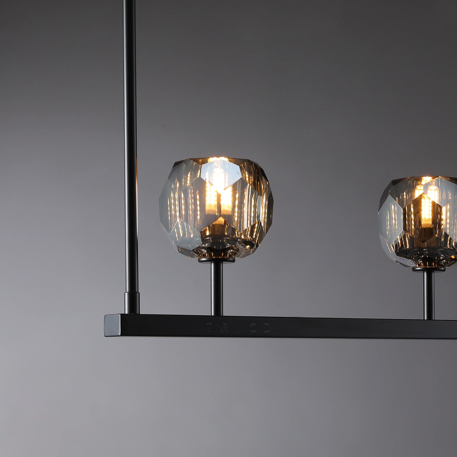 Boule Du Cristal Glass Linear Chandelier