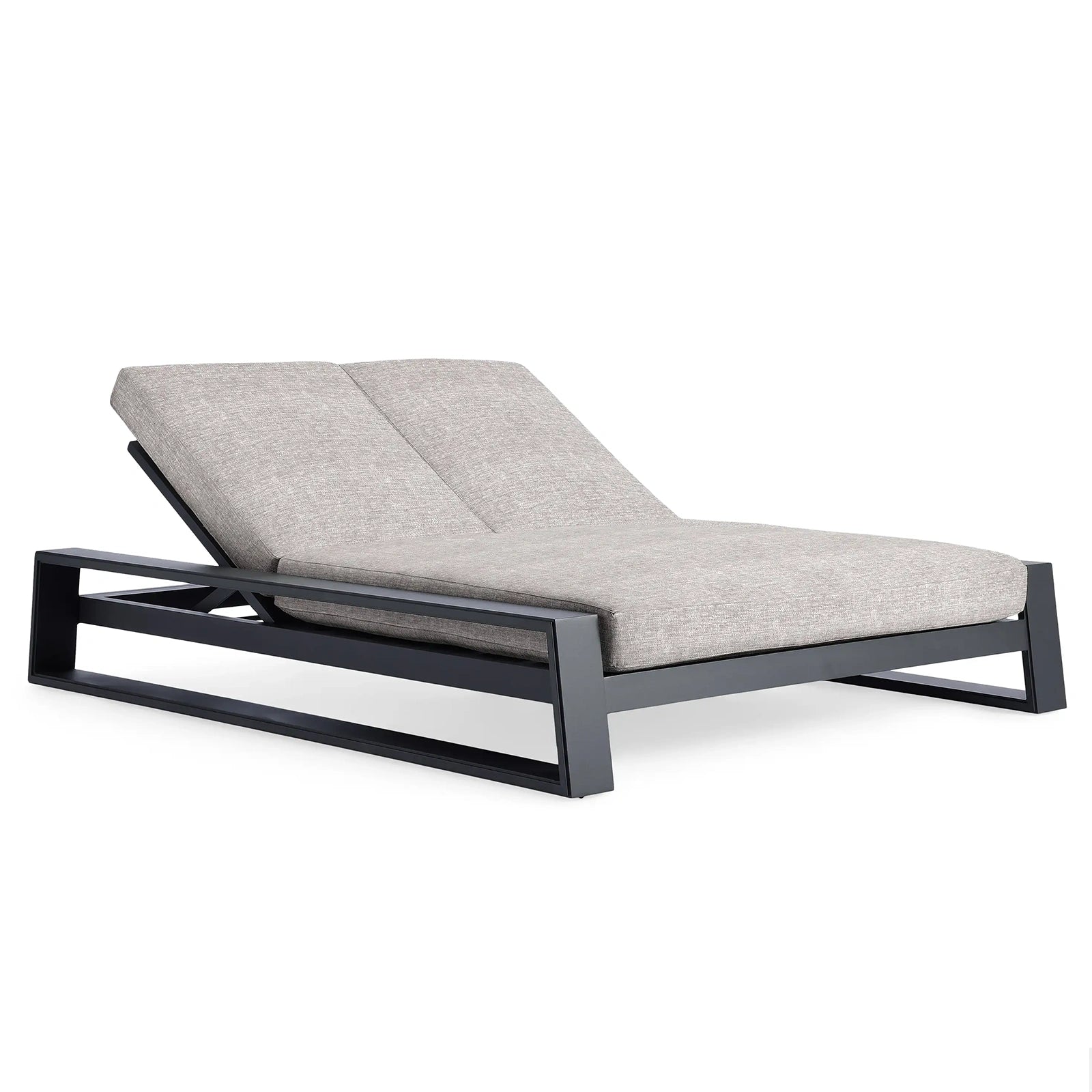 Canion Outdoor Aluminum Double Chaise