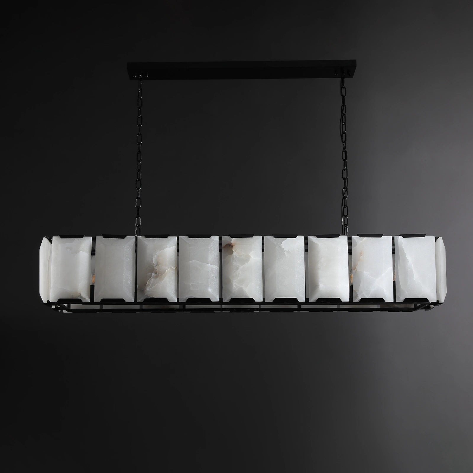 Carlow Calcite Rectangular Chandelier