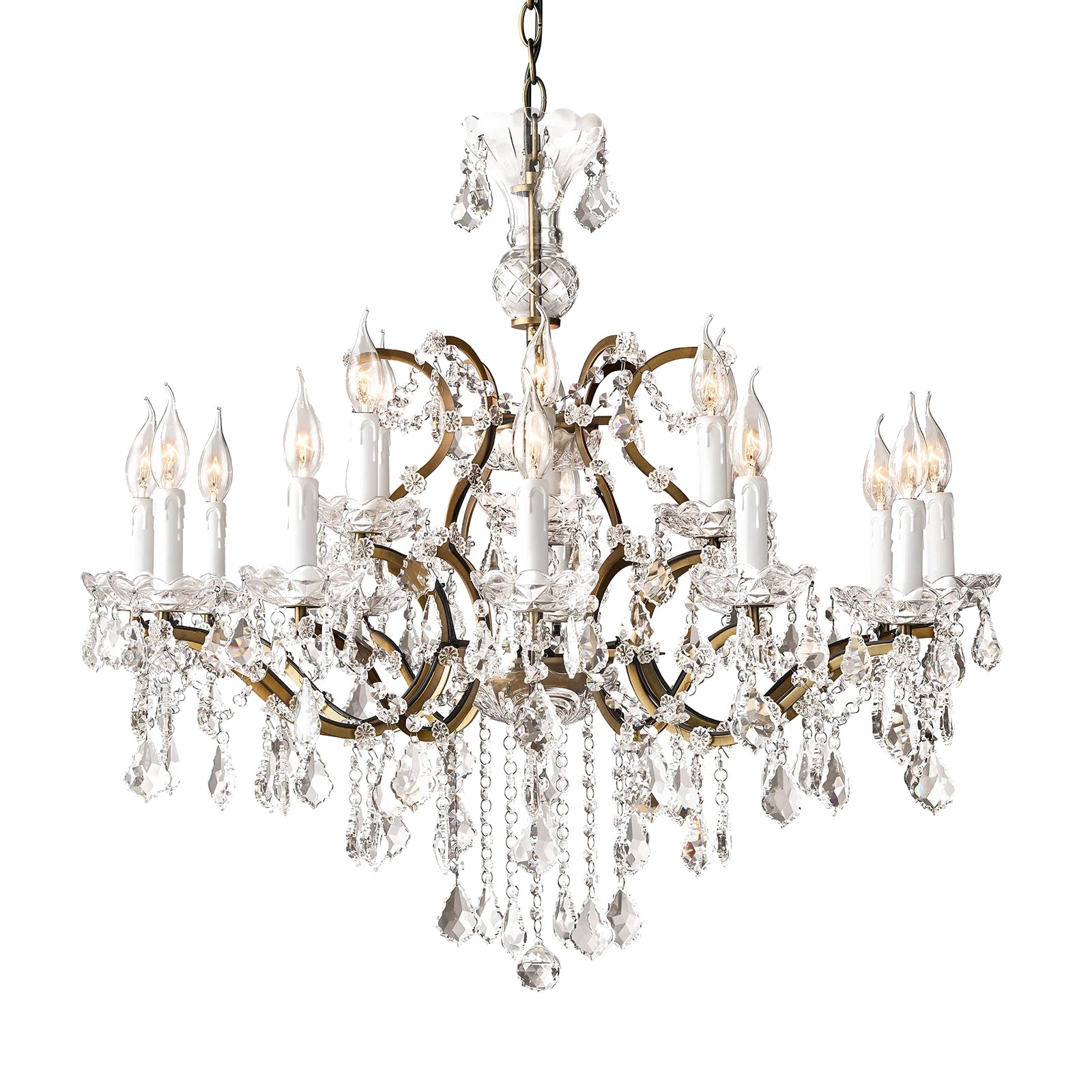 Classic Rococo Crystal Chandelier