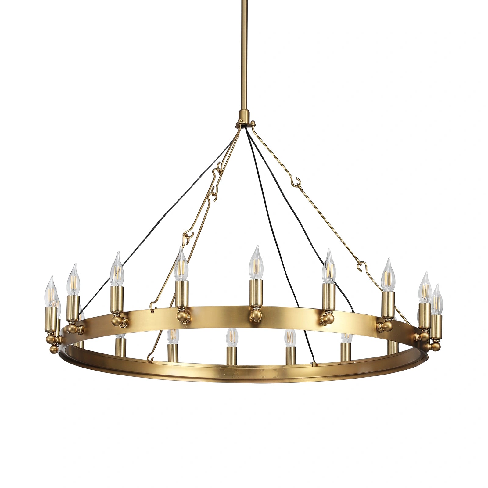 Camilio Vintage Candelabra Round Chandelier