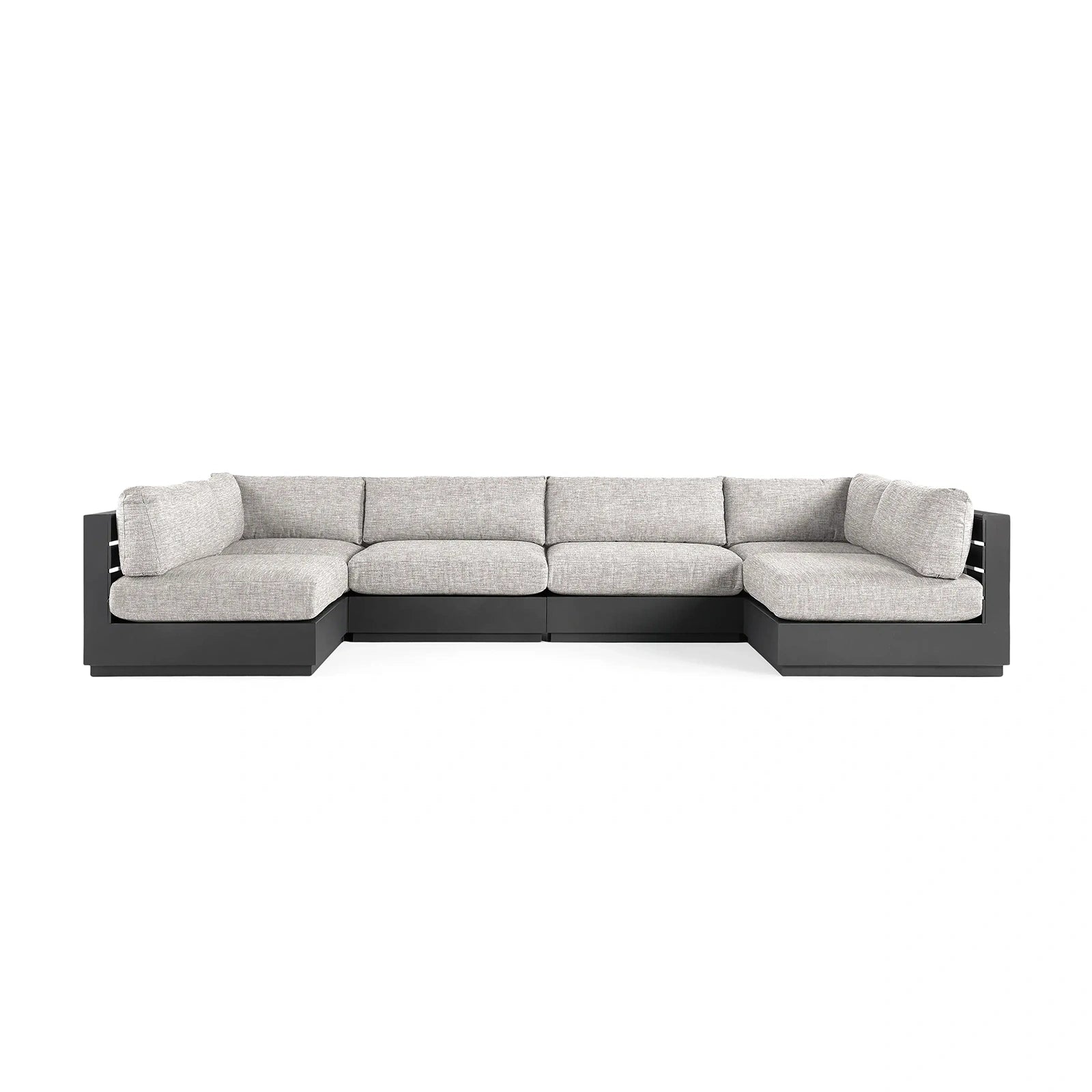 Bay Harbour Outdoor Aluminum Six-Piece Sectional