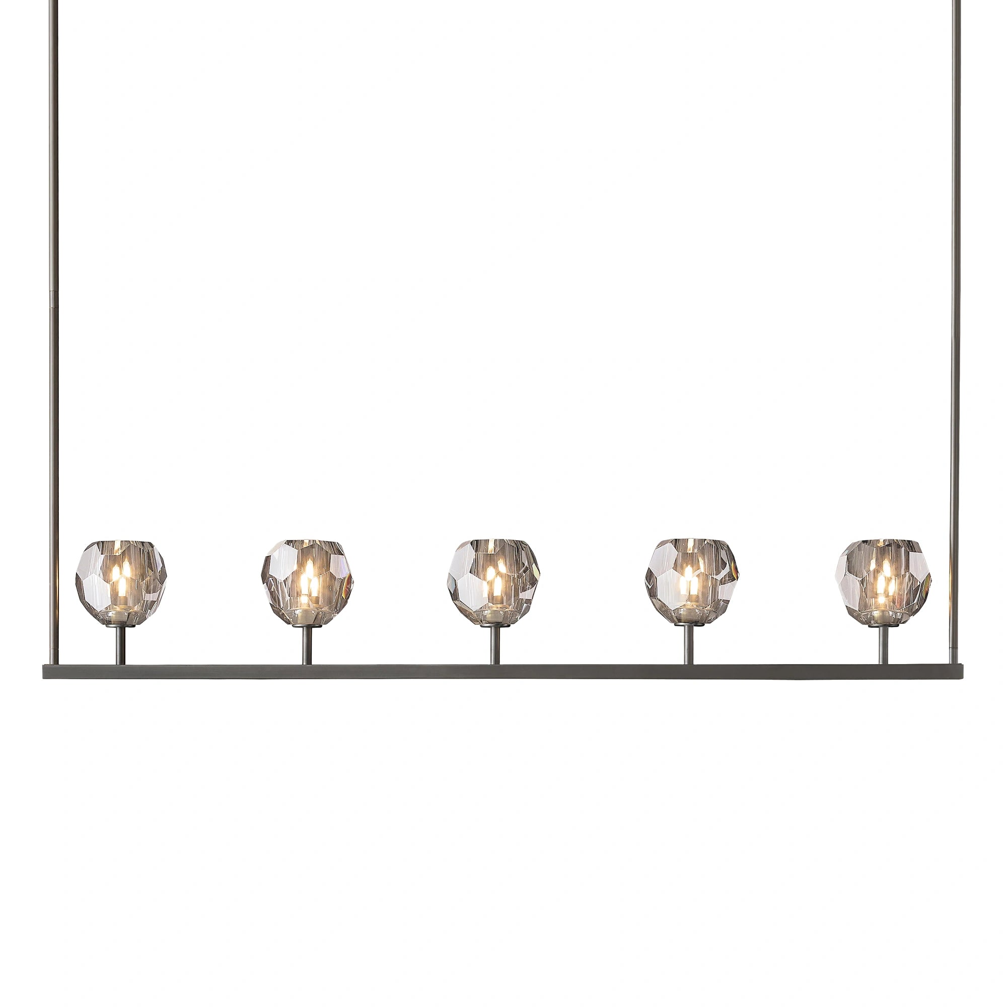Boule Du Cristal Glass Linear Chandelier