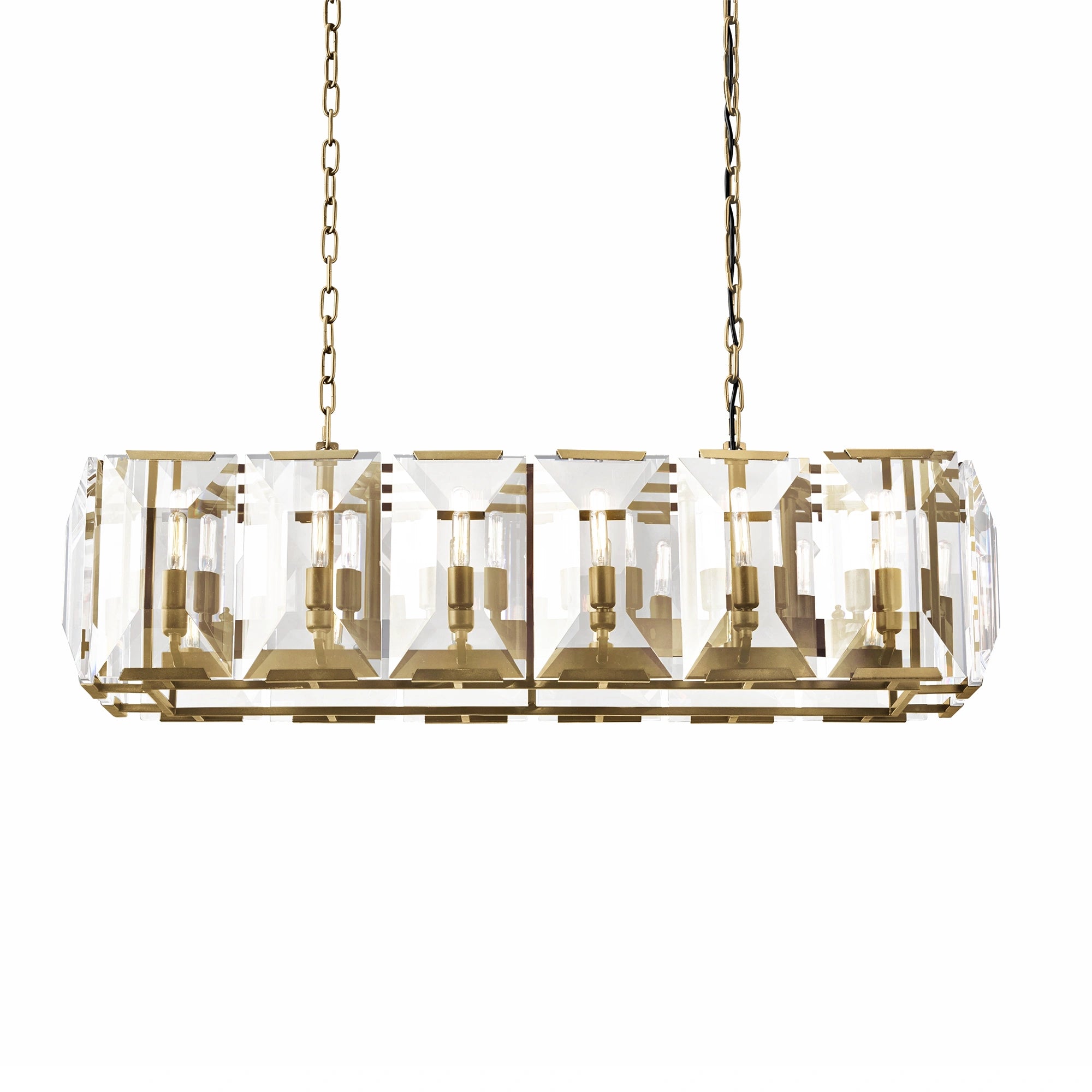 Carlow Crystal Rectangular Chandelie
