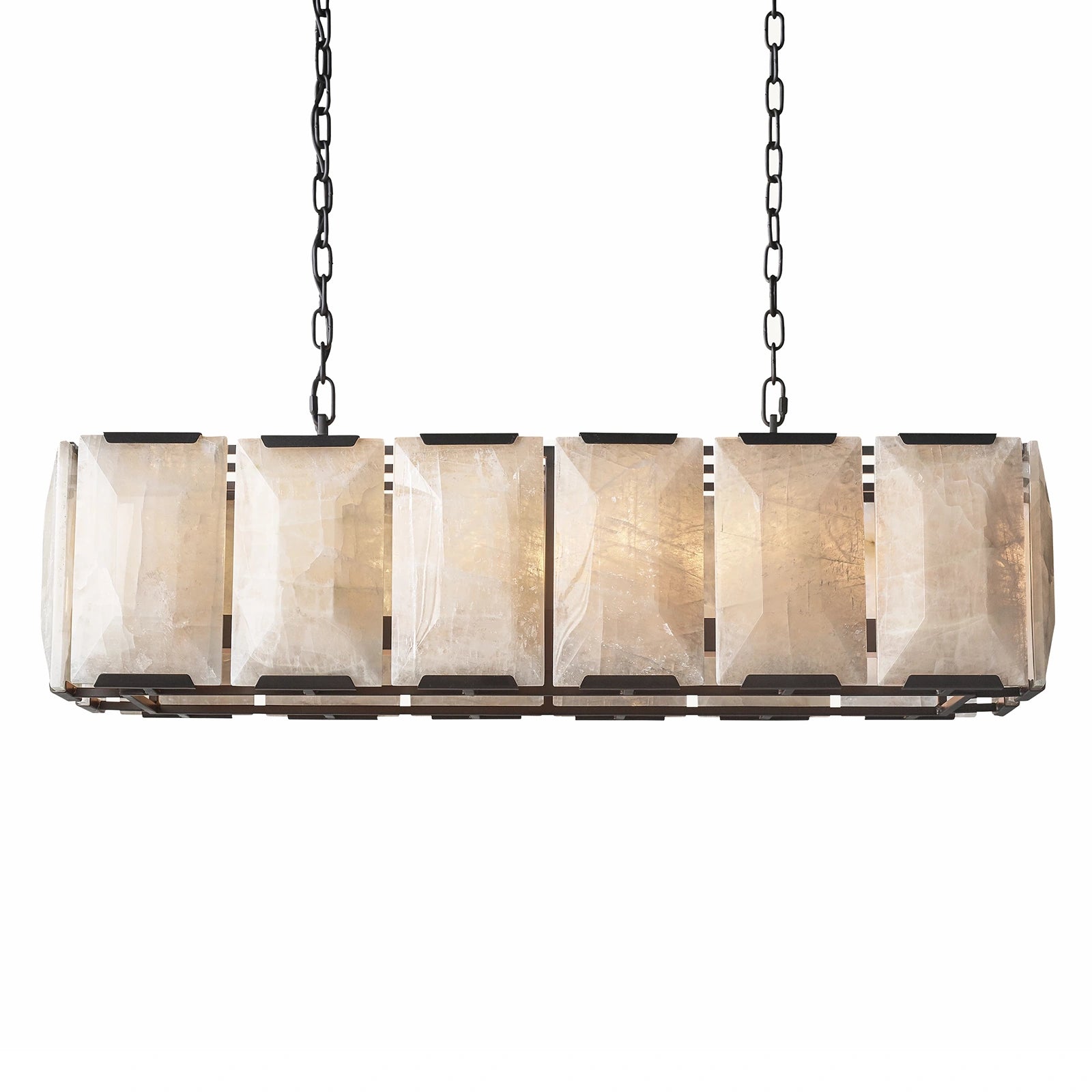 Carlow Calcite Rectangular Chandelier