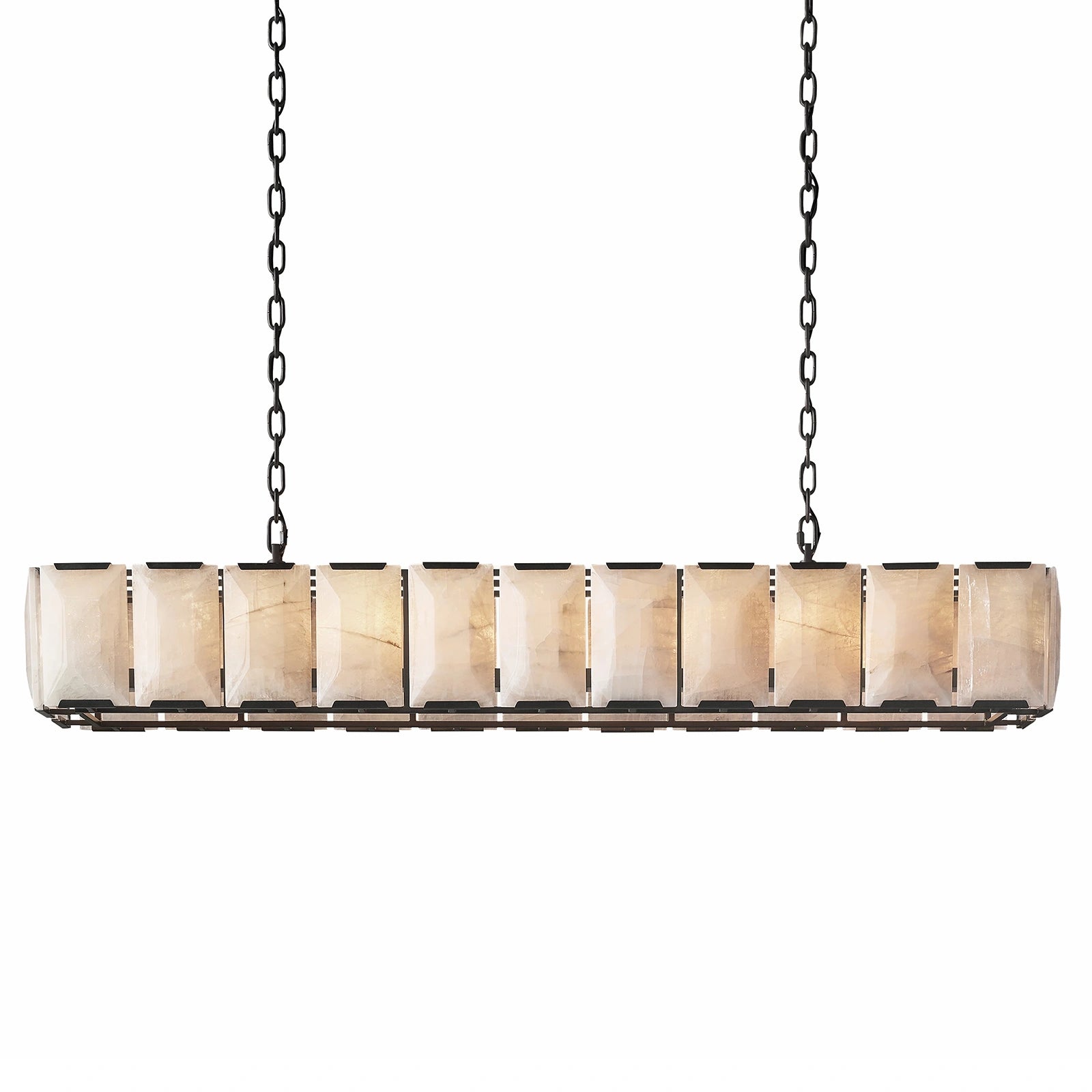 Carlow Calcite Rectangular Chandelier