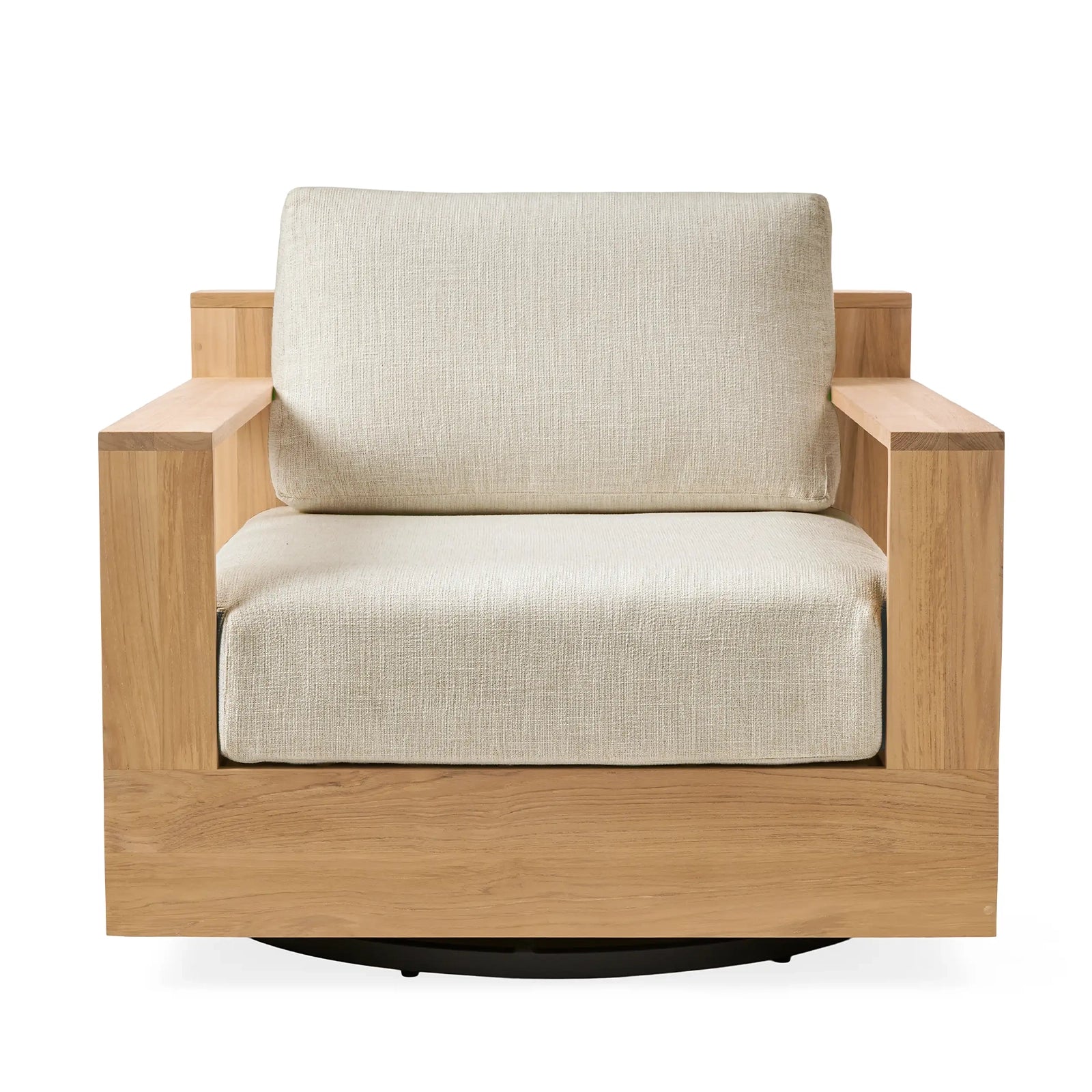 Bay Harbour Outdoor Teak Swivel Chair