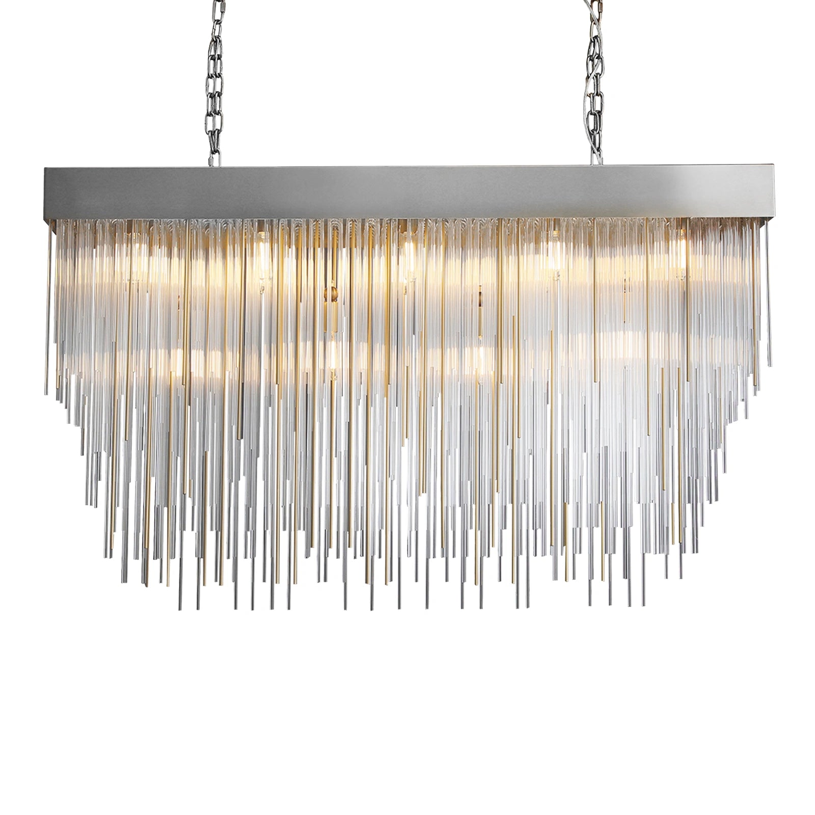 Cascadx Rectangular Chandelier 54"