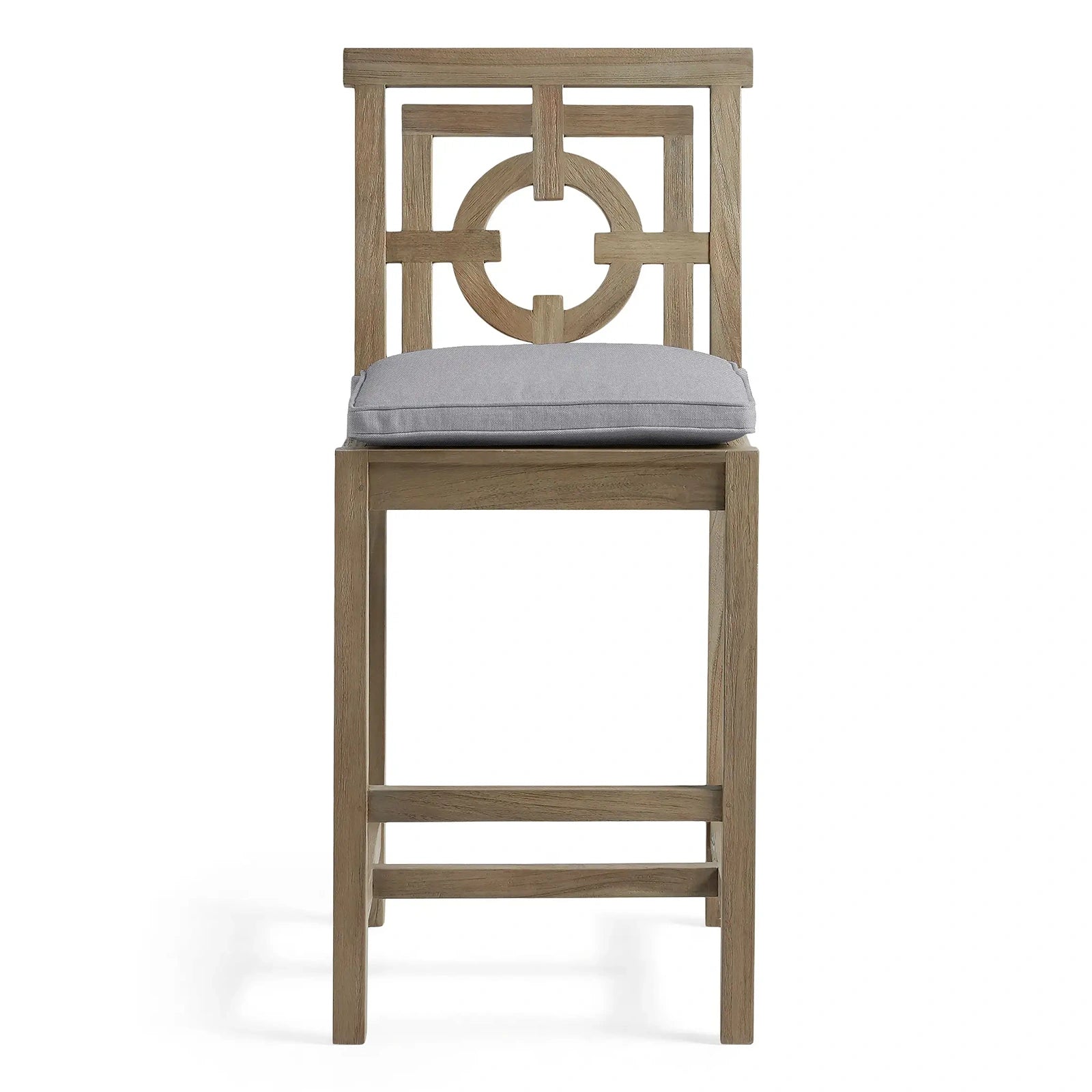 Tamptons Outdoor Barstool in Weathered Fawn