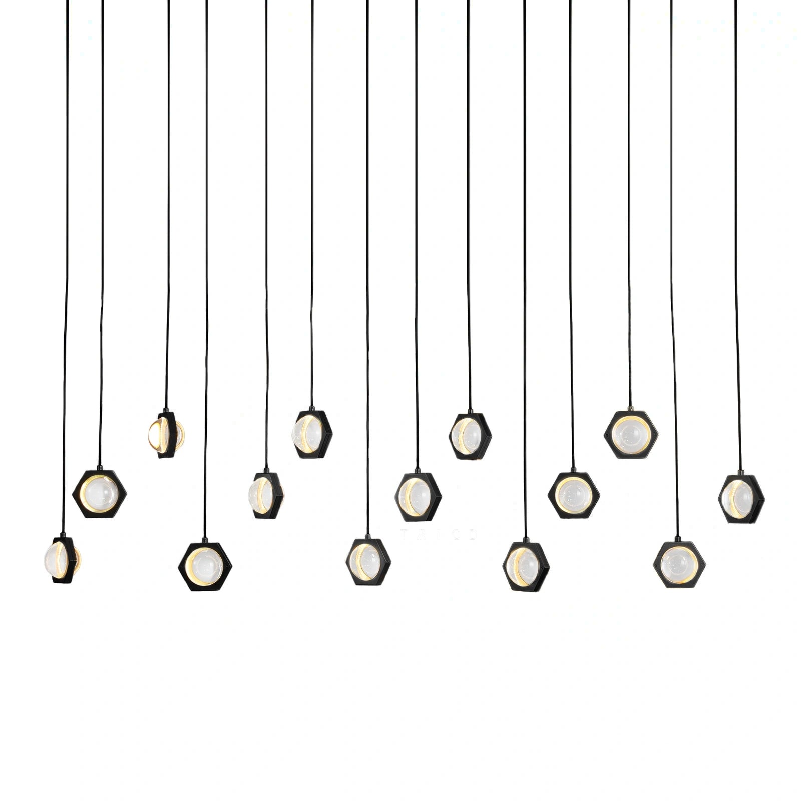 Éclatano Crystal Ball Linear Chandelier