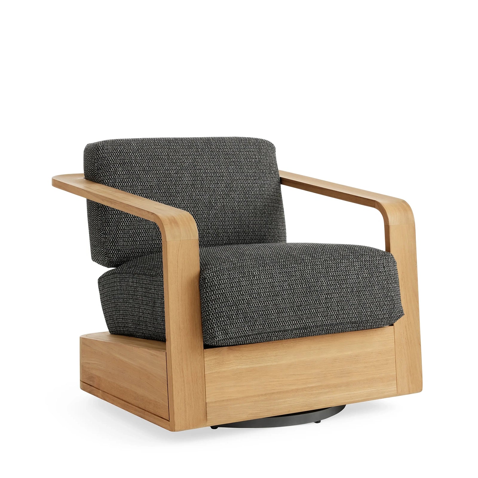 Bonoma Outdoor Teak Swivel Chair