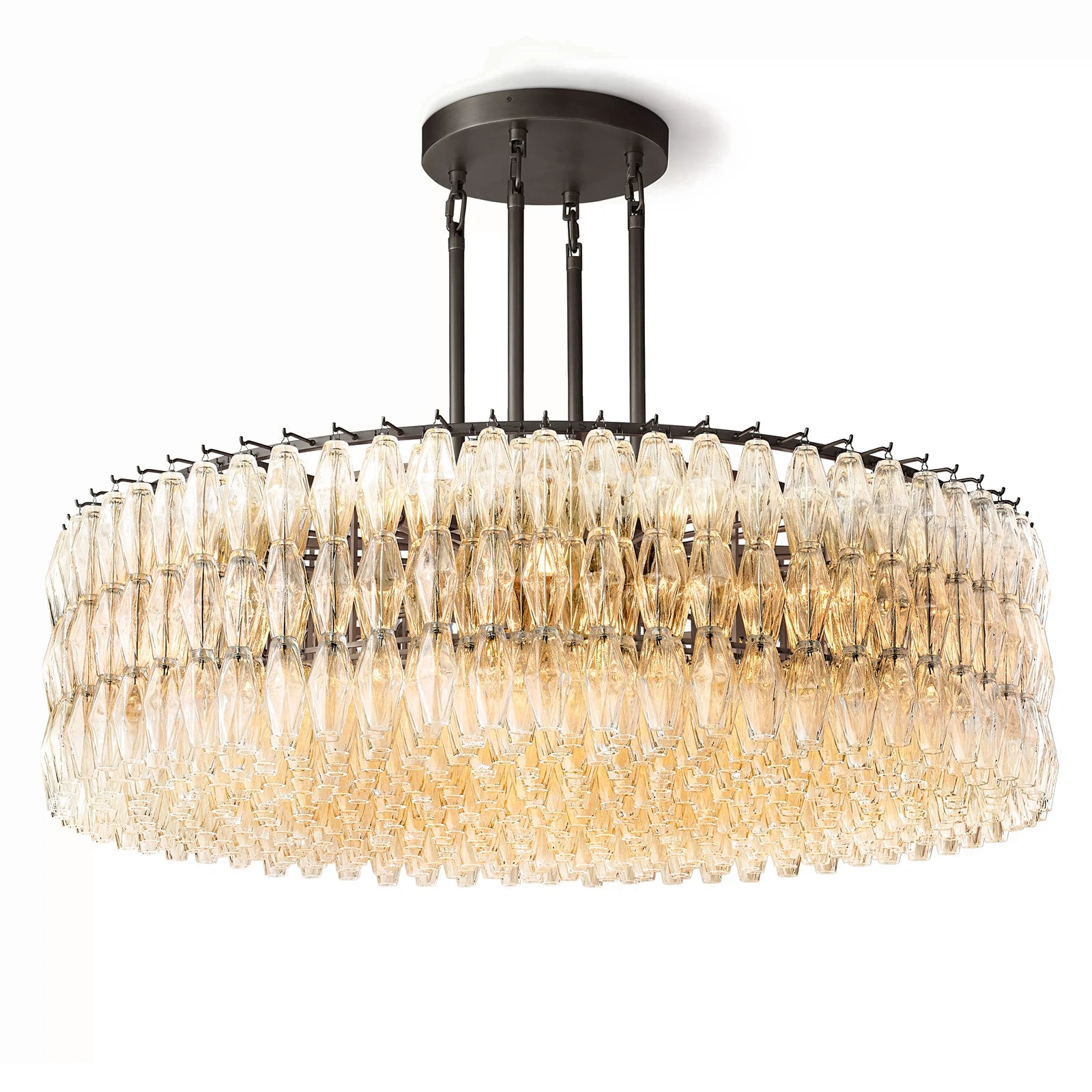 Ciara Glass Round Chandelier