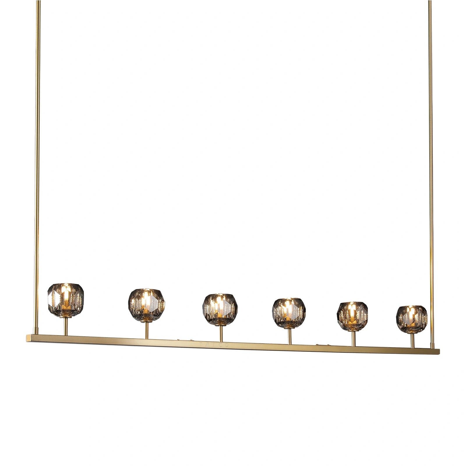 Boule Du Cristal Glass Linear Chandelier