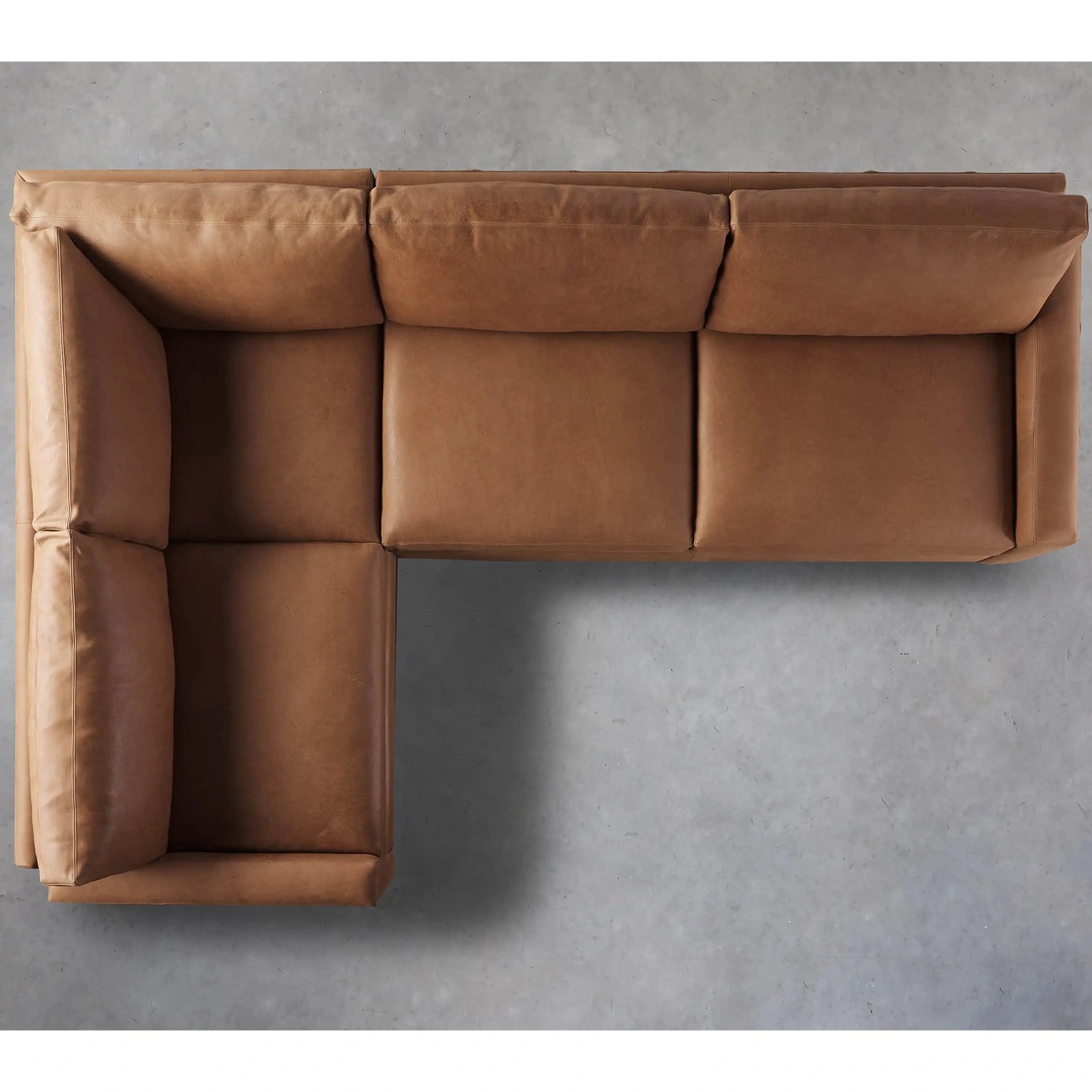 Reamington Leather Two-Piece Sectional