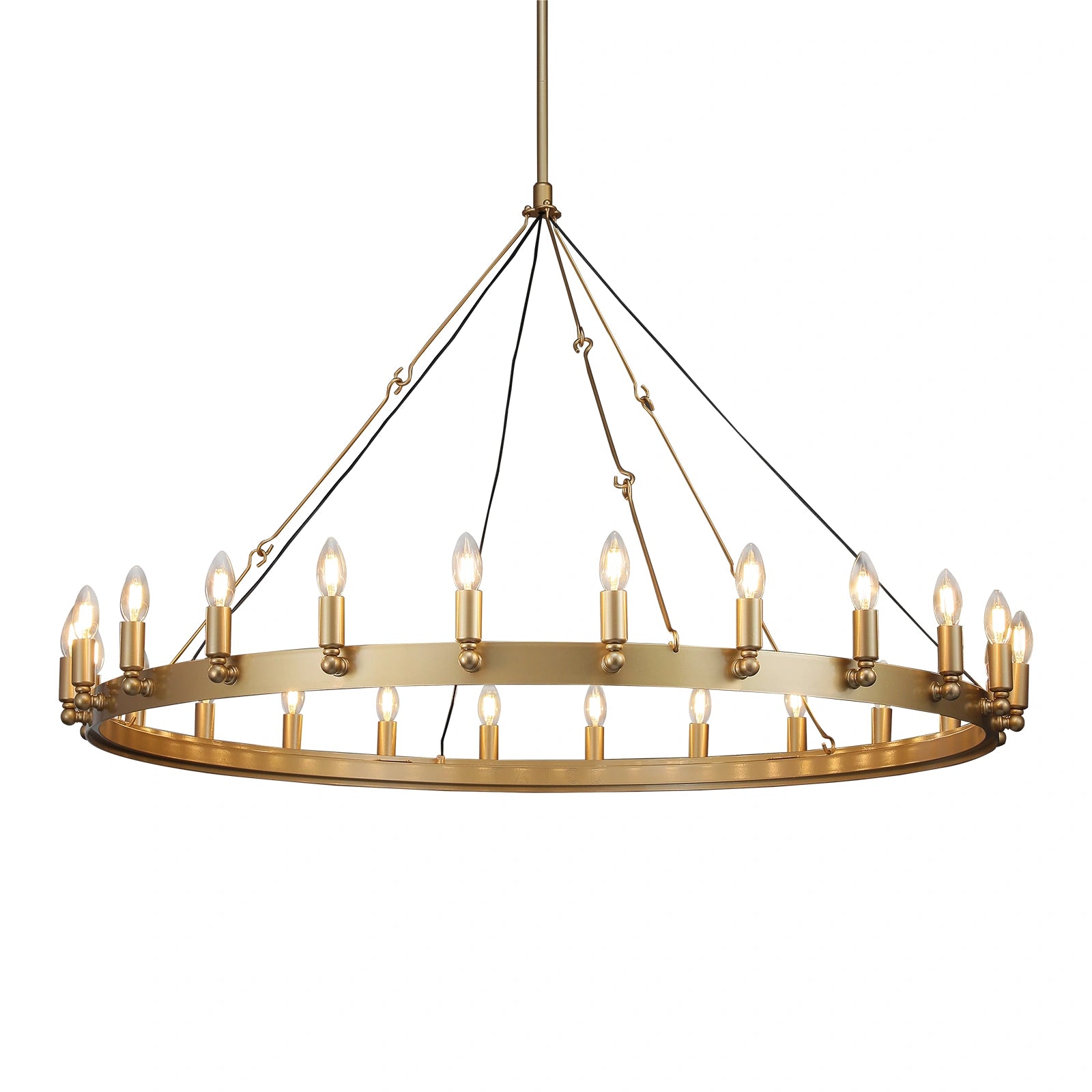 Camilio Vintage Candelabra Round Chandelier
