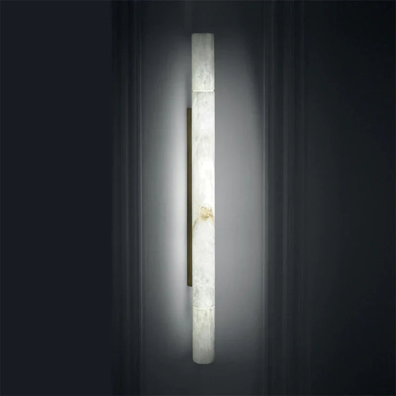 Tarron Modern Alabaster Linear Wall Sconce