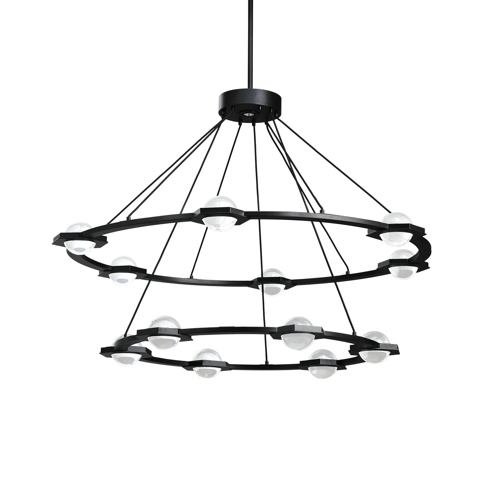 Éclatano 2-Tier Round Chandelier