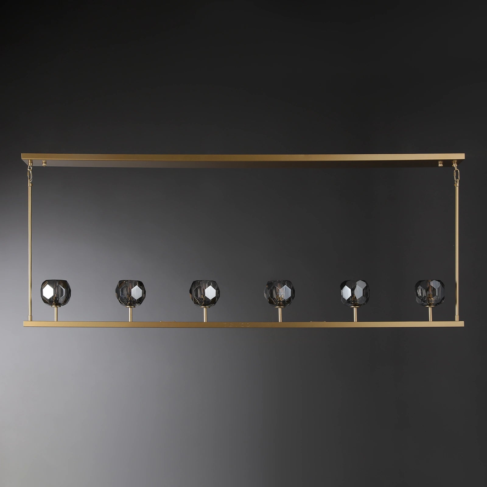 Boule Du Cristal Glass Linear Chandelier