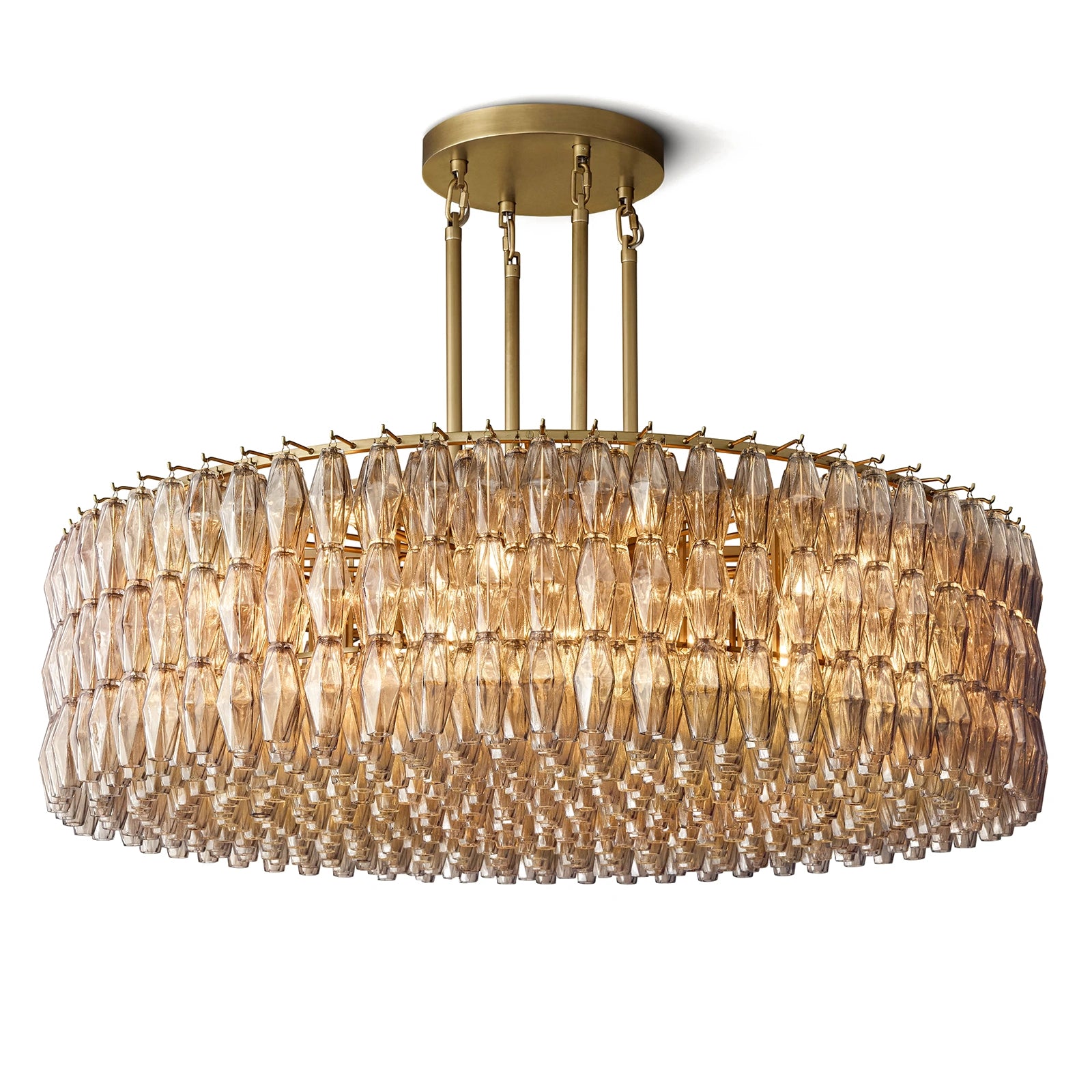 Ciara Glass Round Chandelier