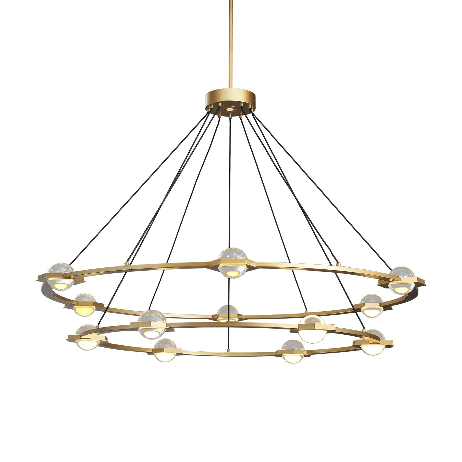 Éclatano 2-Tier Round Chandelier