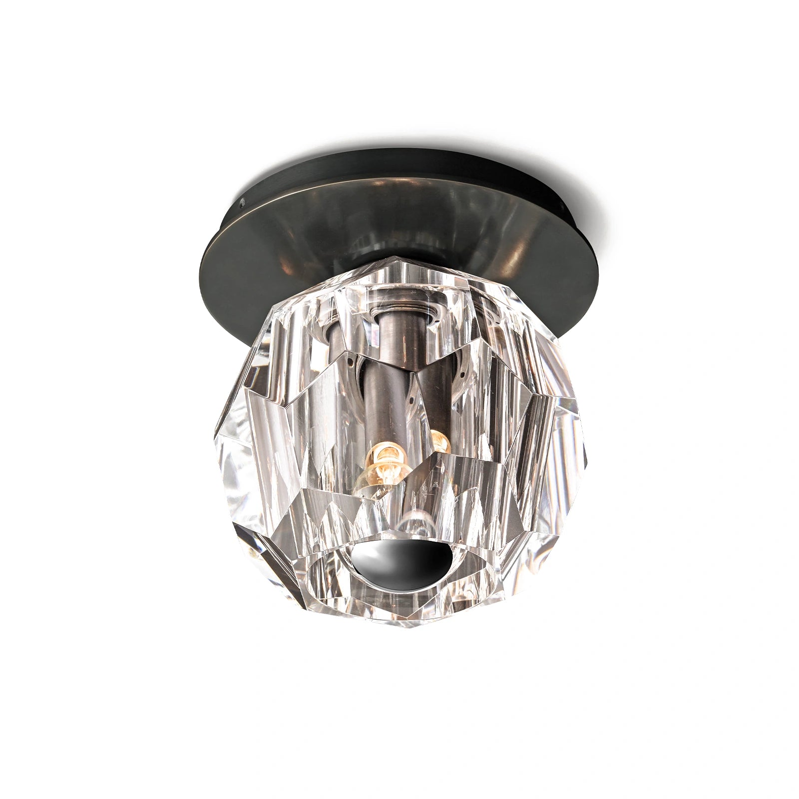 Boule Du Cristal Glass Petite Flushmount