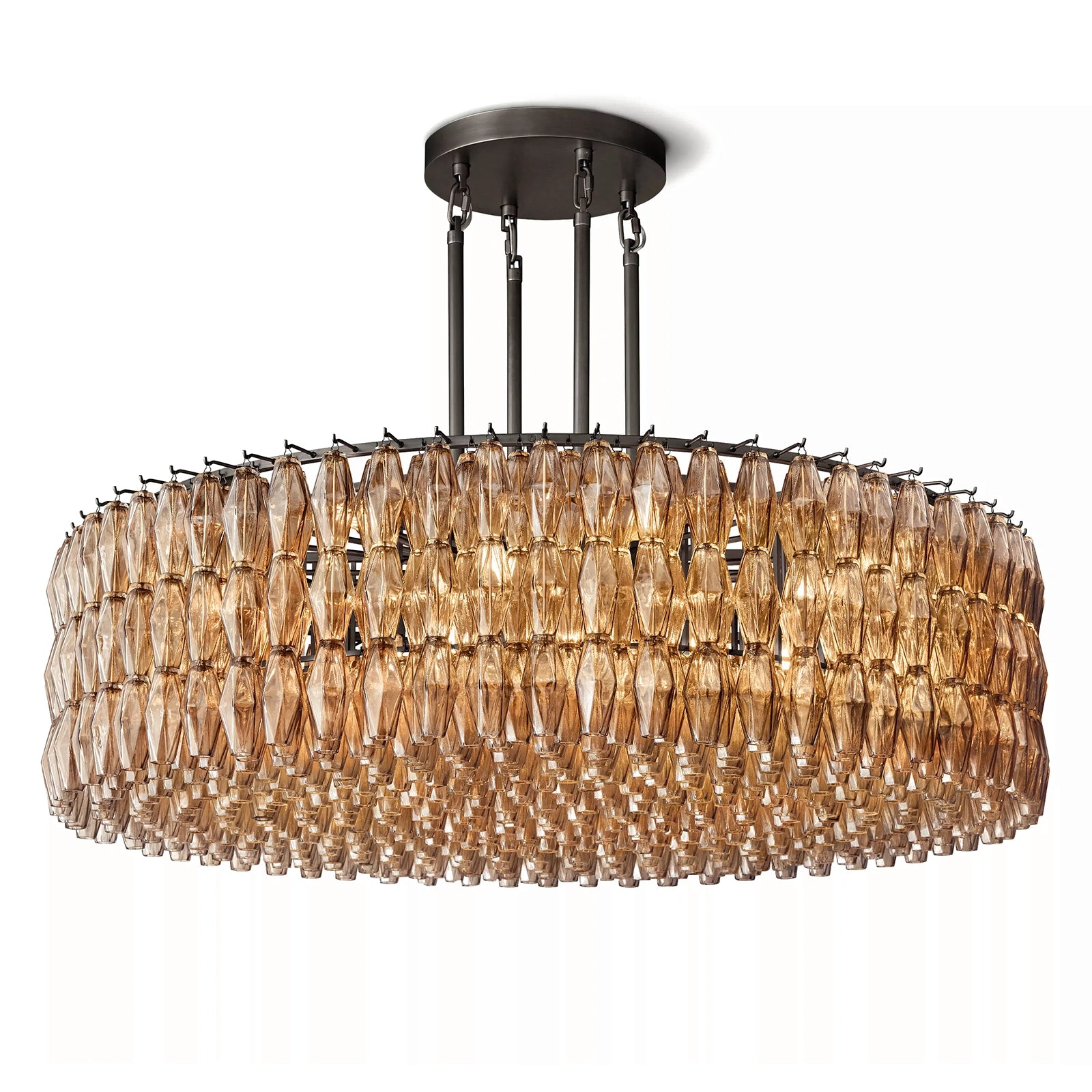 Ciara Glass Round Chandelier