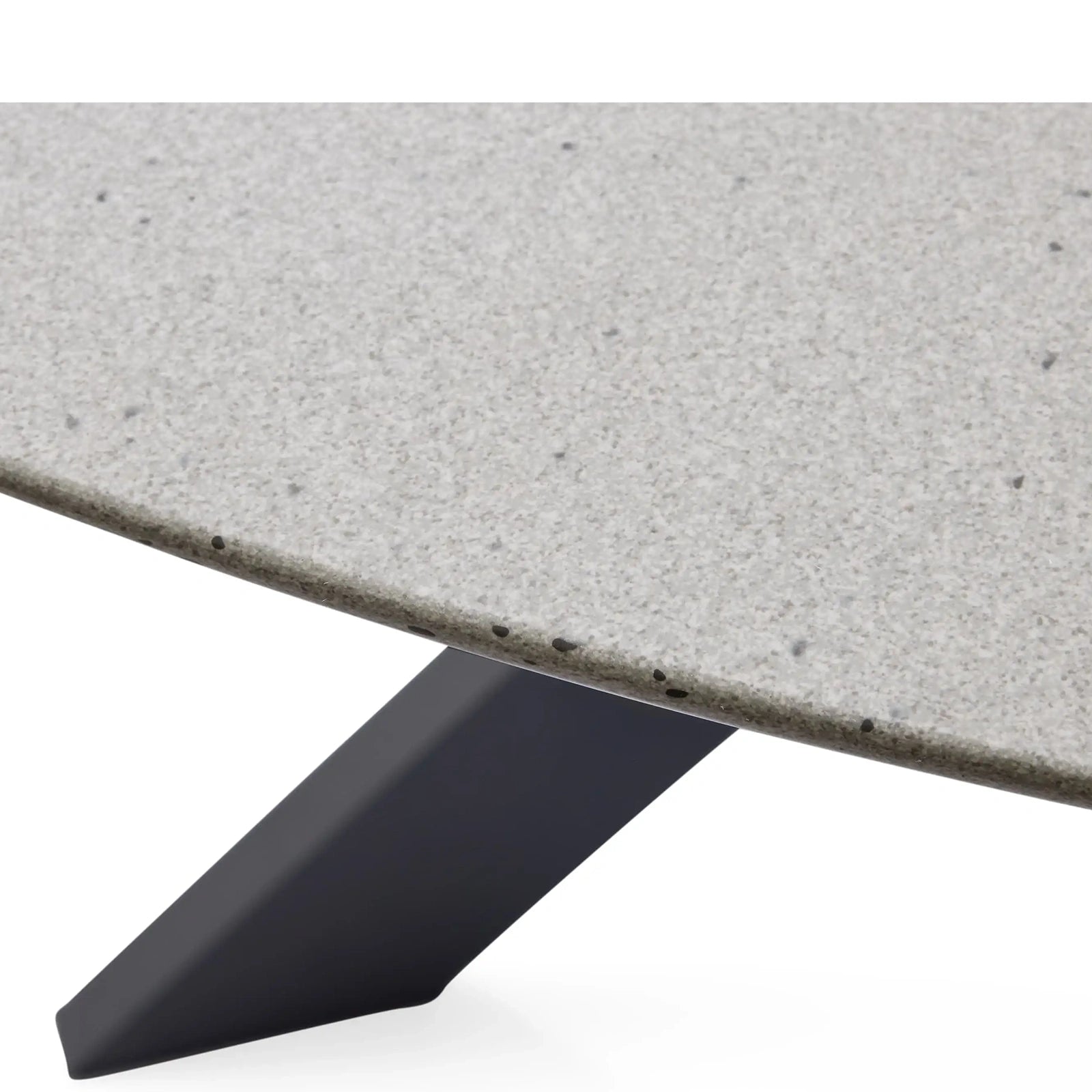 Outdoor Round Dining Table with Apex Base