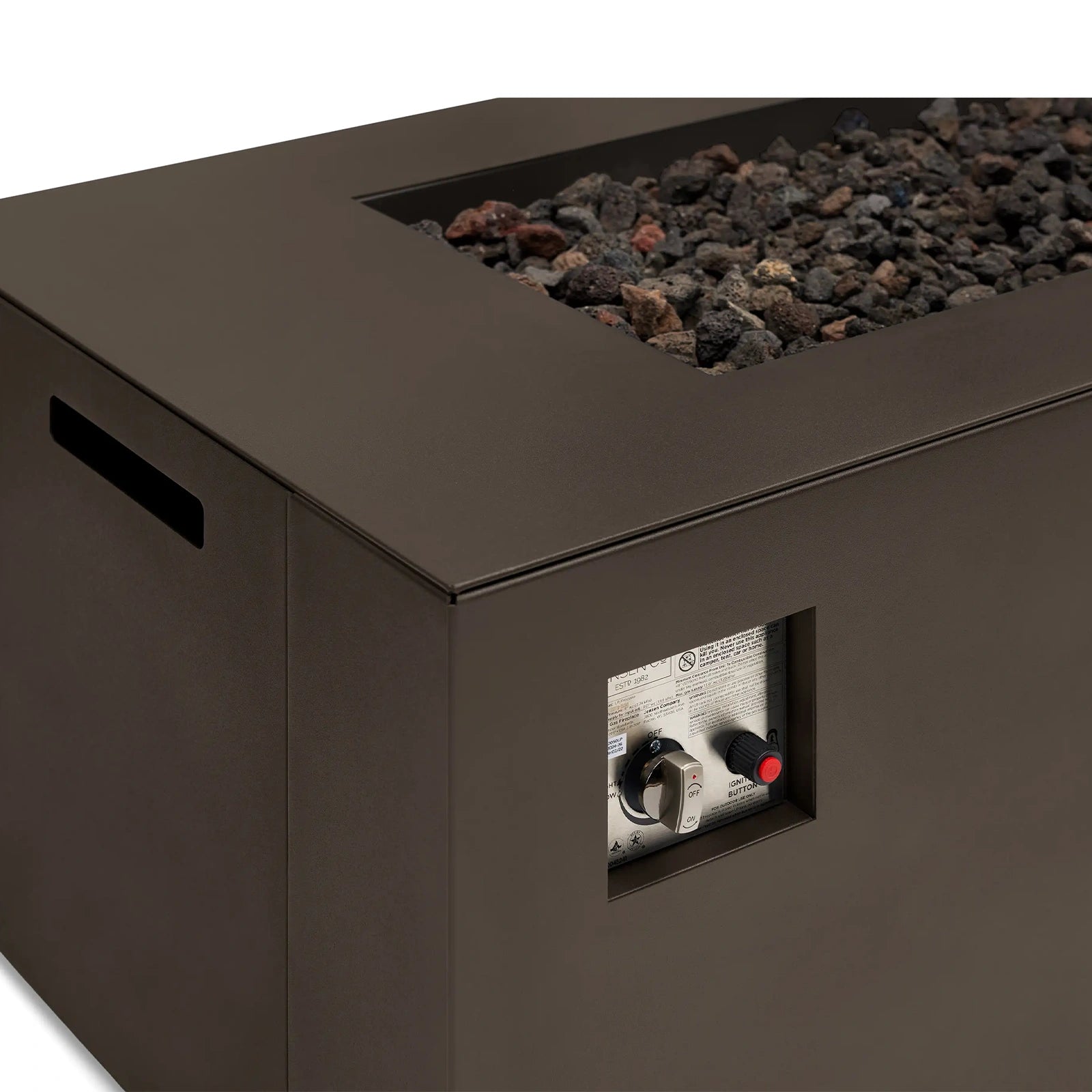 Coten Rectangular Propane Fire Pit
