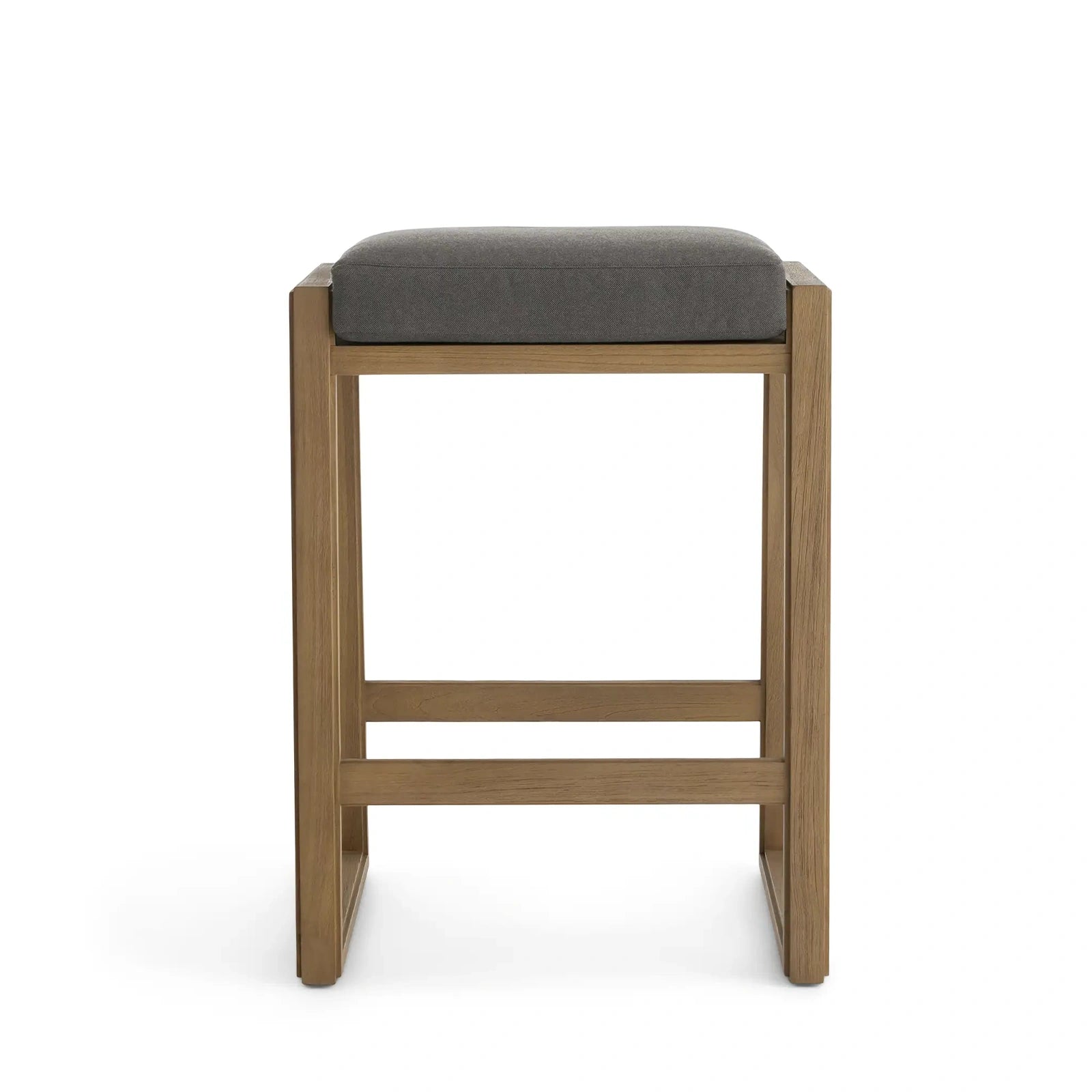 Canion Outdoor Teak Backless Barstool