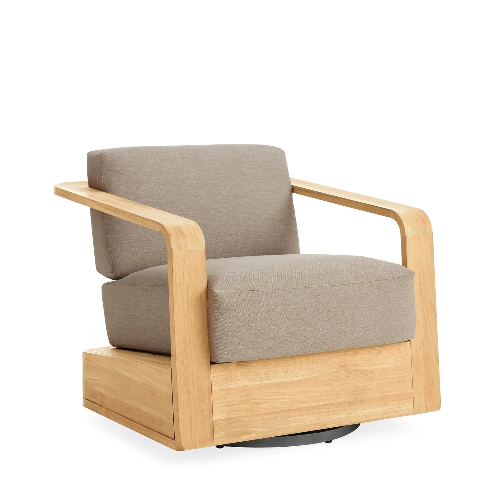 Bonoma Outdoor Teak Swivel Chair