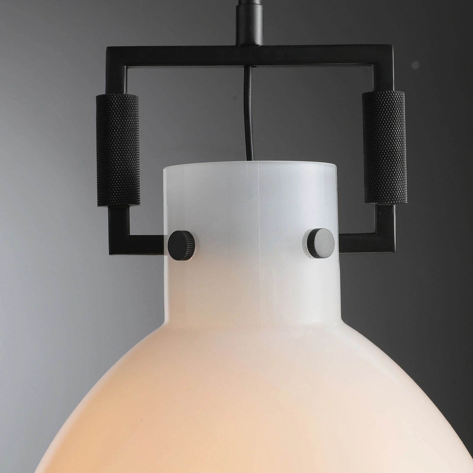 Zephyral Milk Glass Cloche Pendant