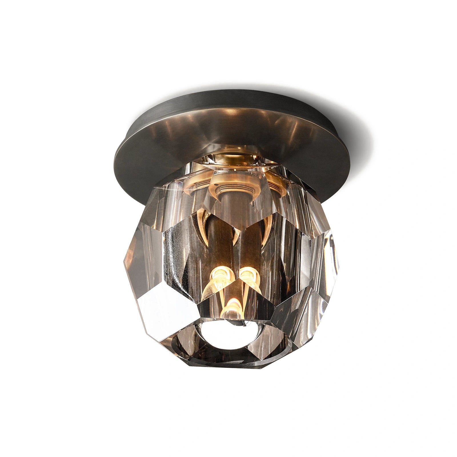 Boule Du Cristal Glass Petite Flushmount