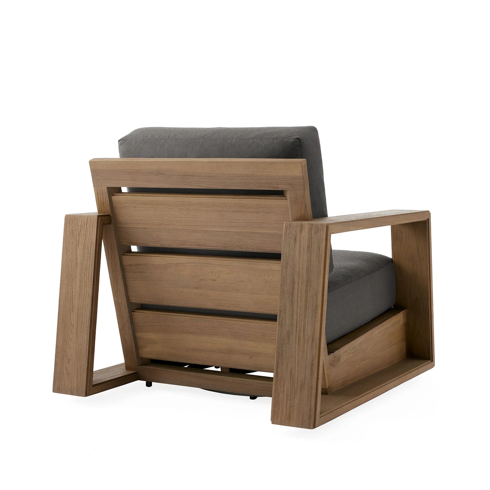 Canion Outdoor Teak Swivel Chair