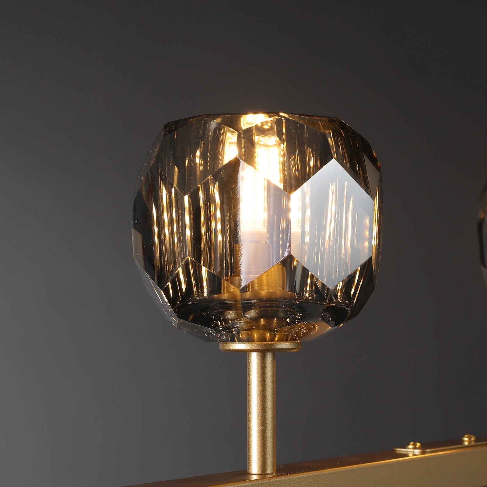 Boule Du Cristal Glass Linear Chandelier