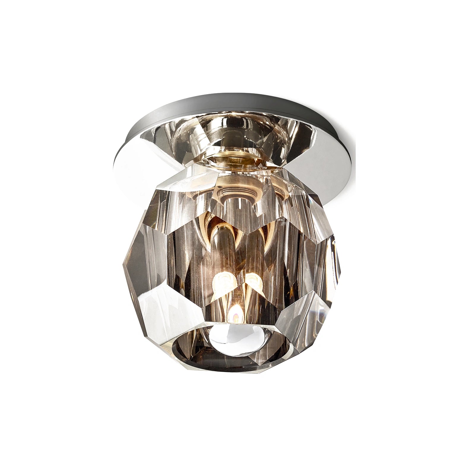 Boule Du Cristal Glass Petite Flushmount