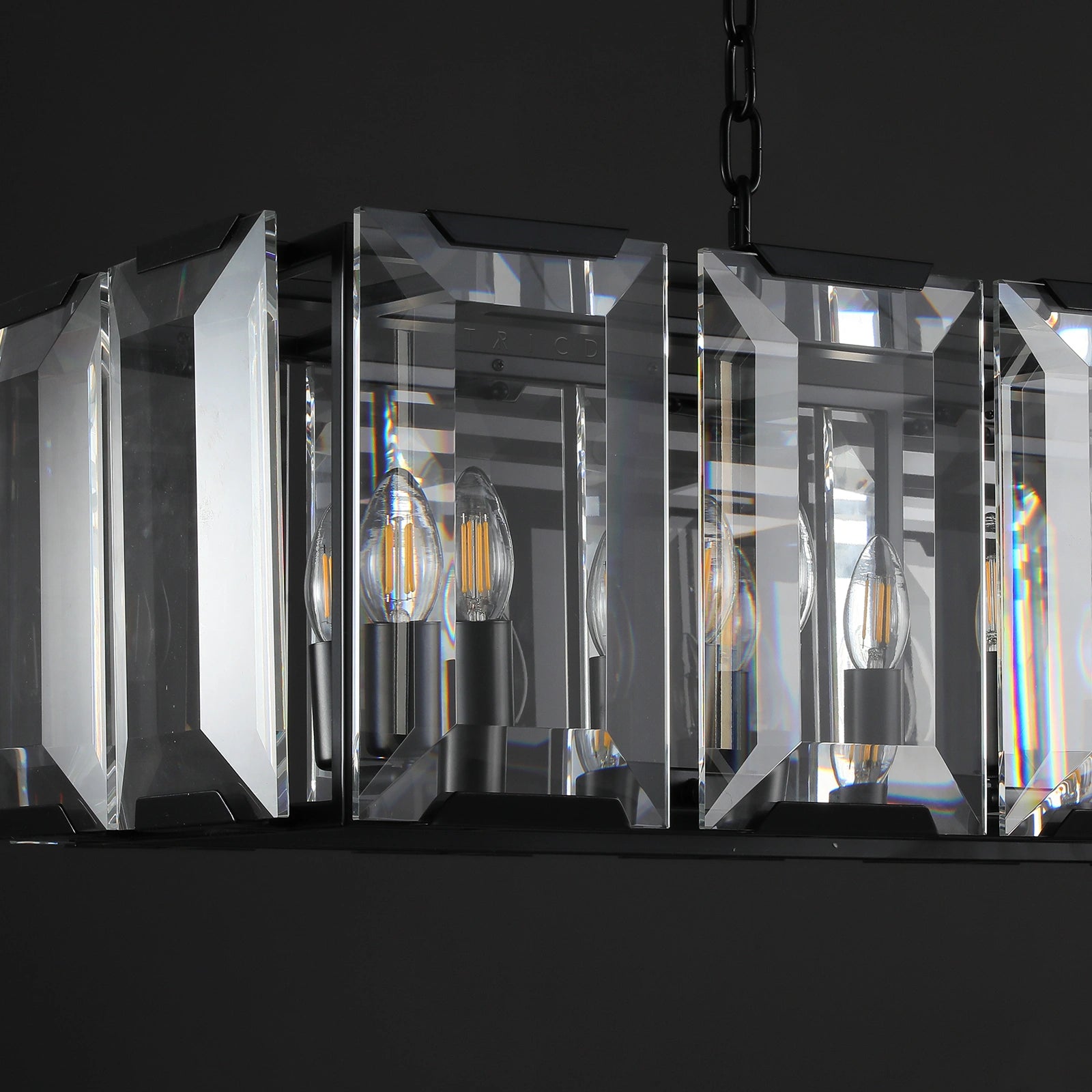Carlow Crystal Rectangular Chandelie