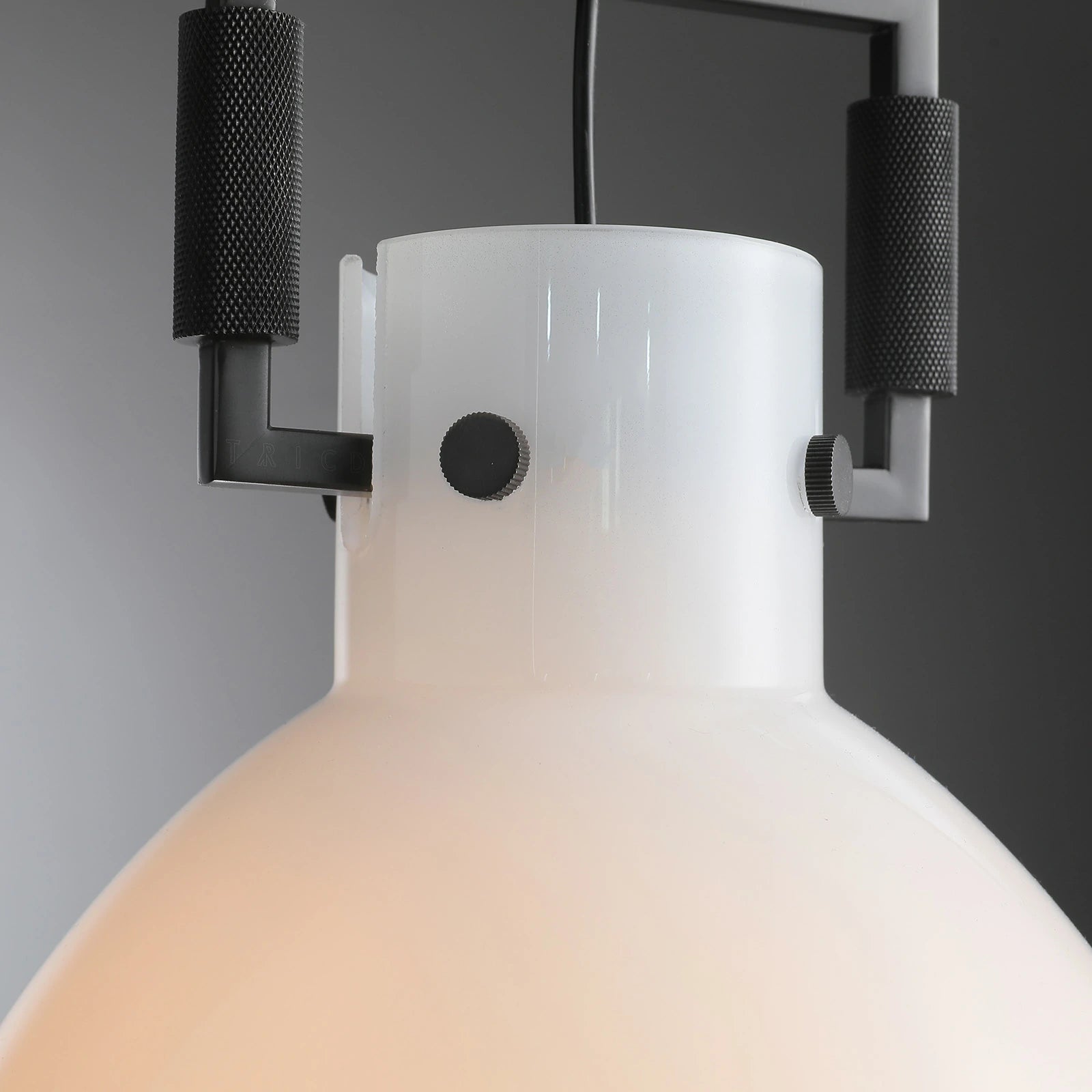 Zephyral Milk Glass Cloche Pendant