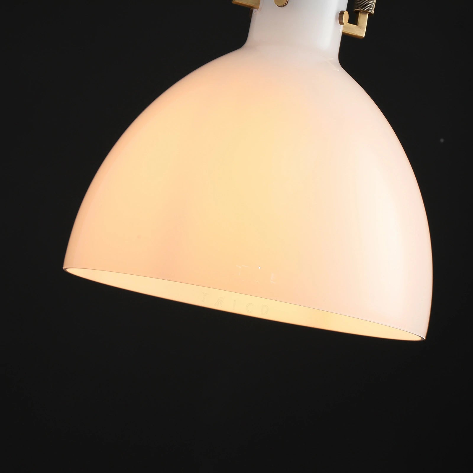 Zephyral Milk Glass Cloche Pendant