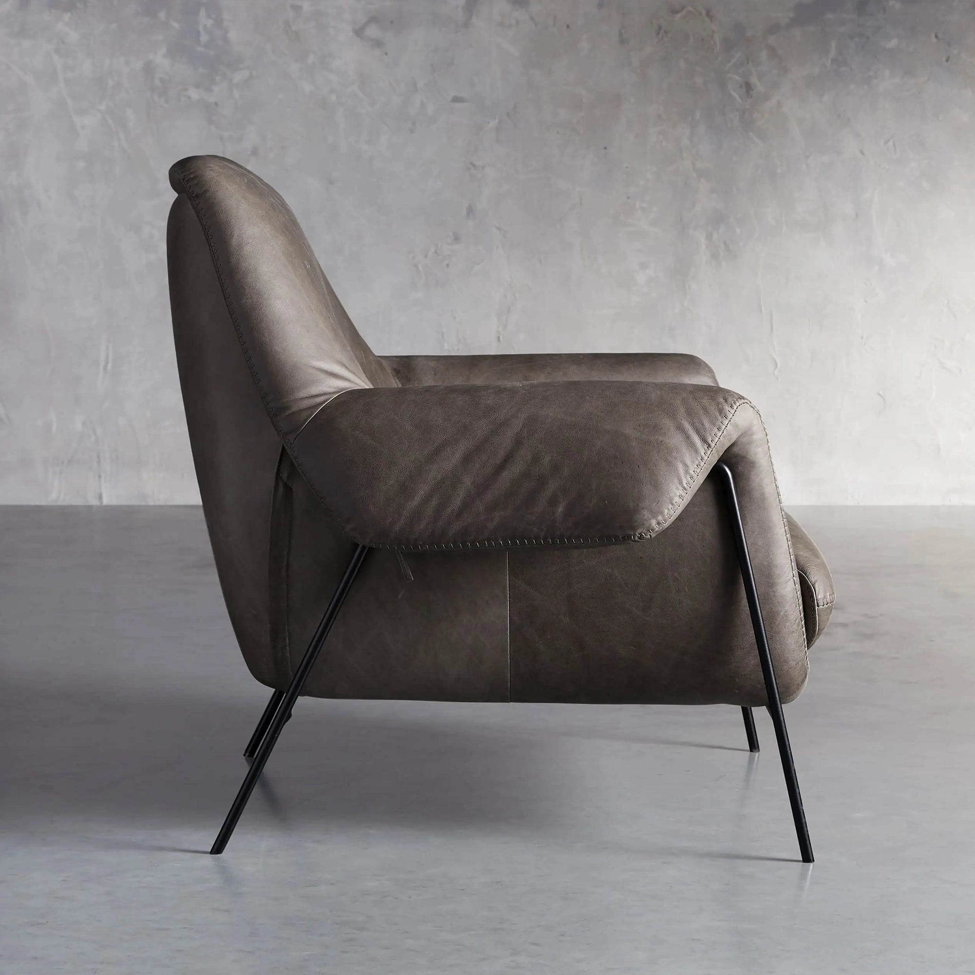 Angles Leather Chair