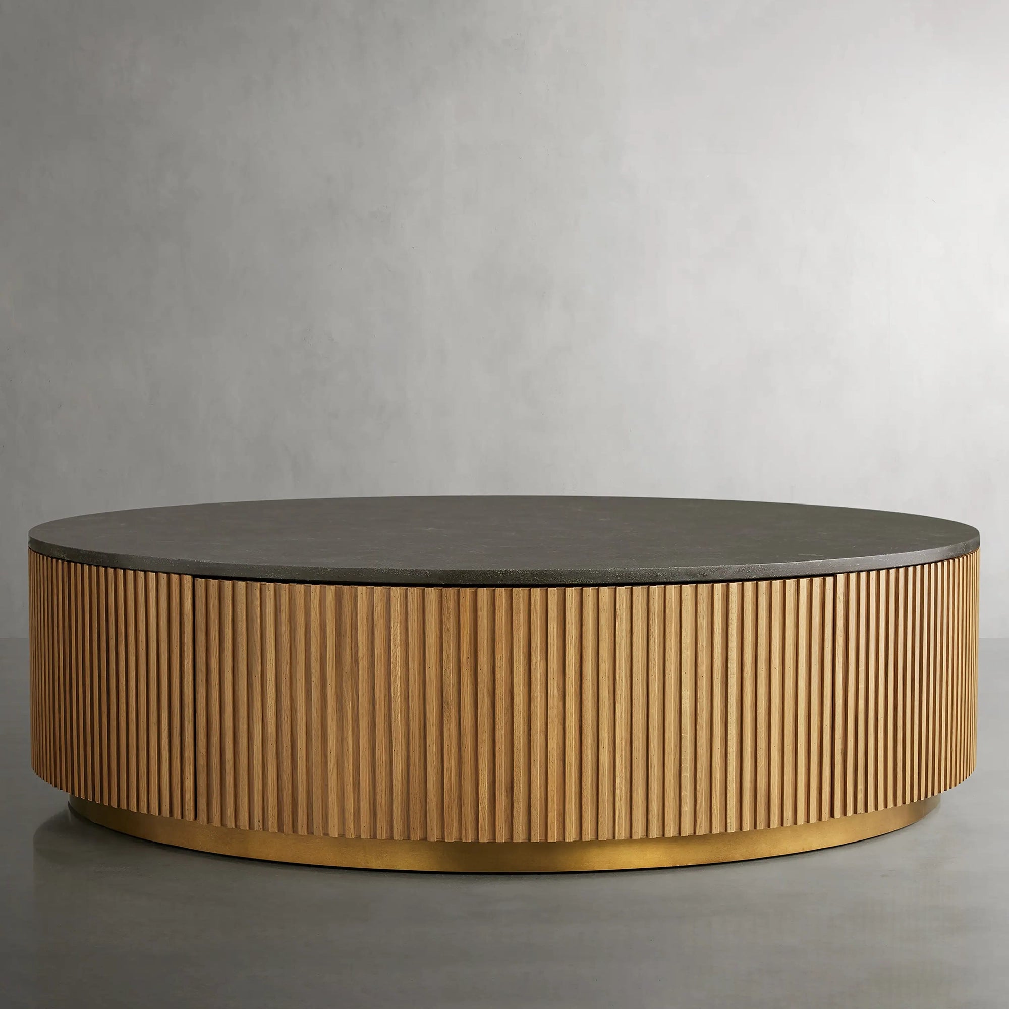 Finnley Round Storage Coffee Table