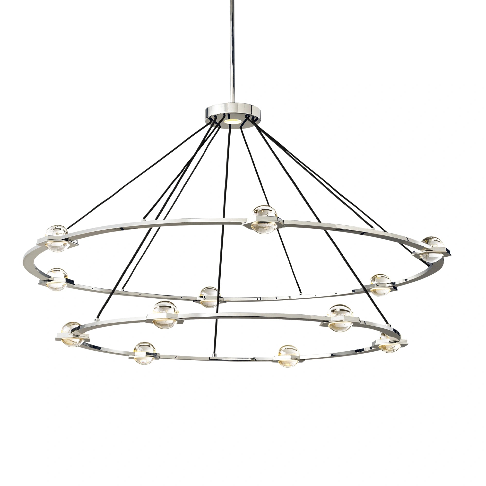 Éclatano 2-Tier Round Chandelier