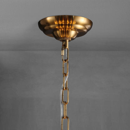 Ciara Glass Tiered Round Chandelier