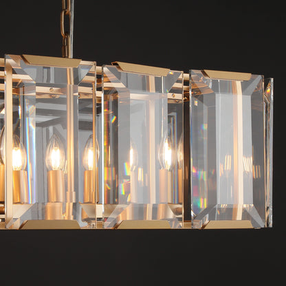 Carlow Crystal Rectangular Chandelie