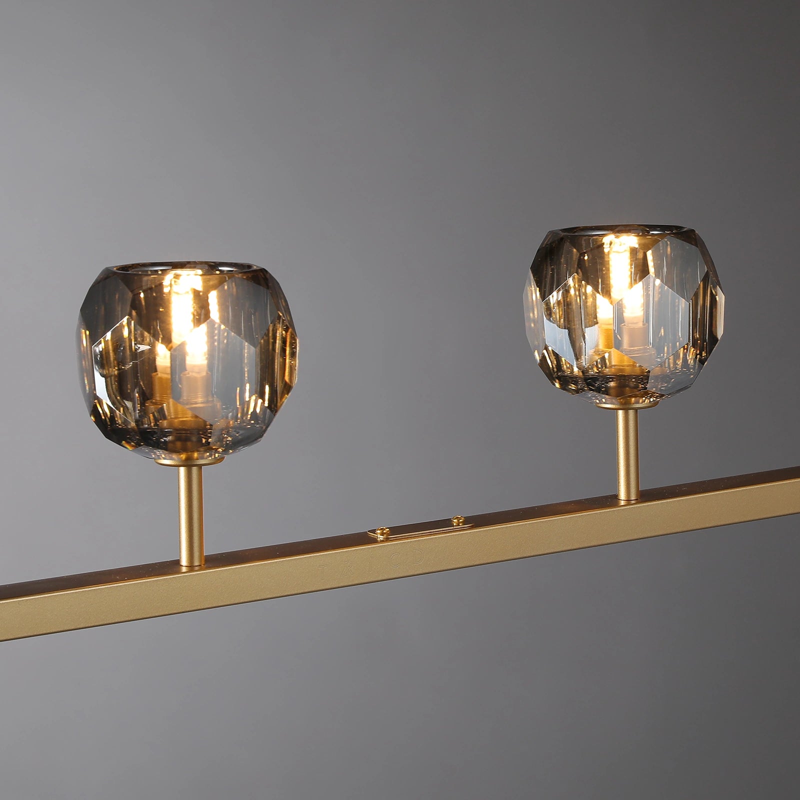 Boule Du Cristal Glass Linear Chandelier